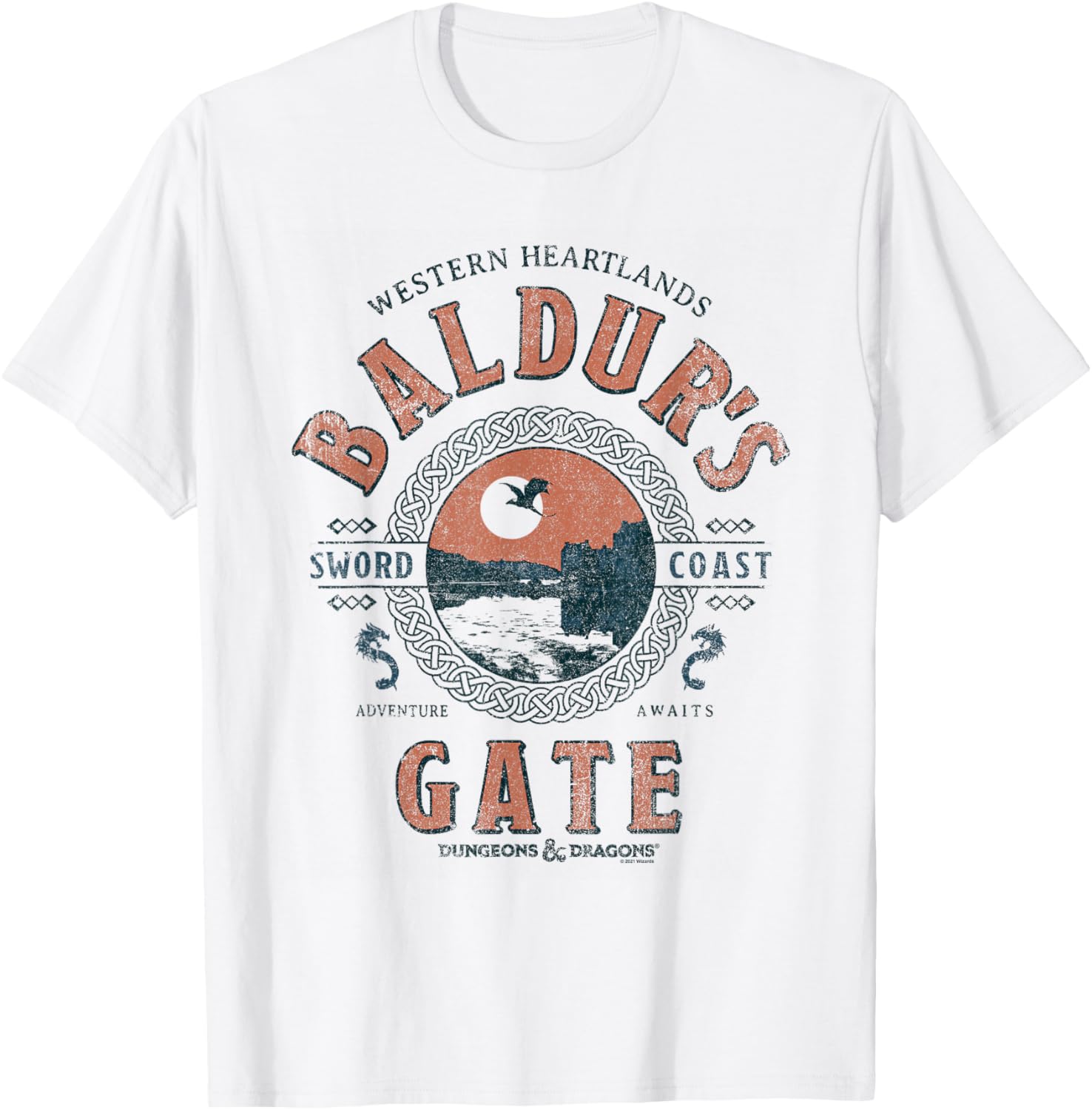 Dungeons & Dragons Adventure Awaits Baldur's Gate T-Shirt for Fans - 5