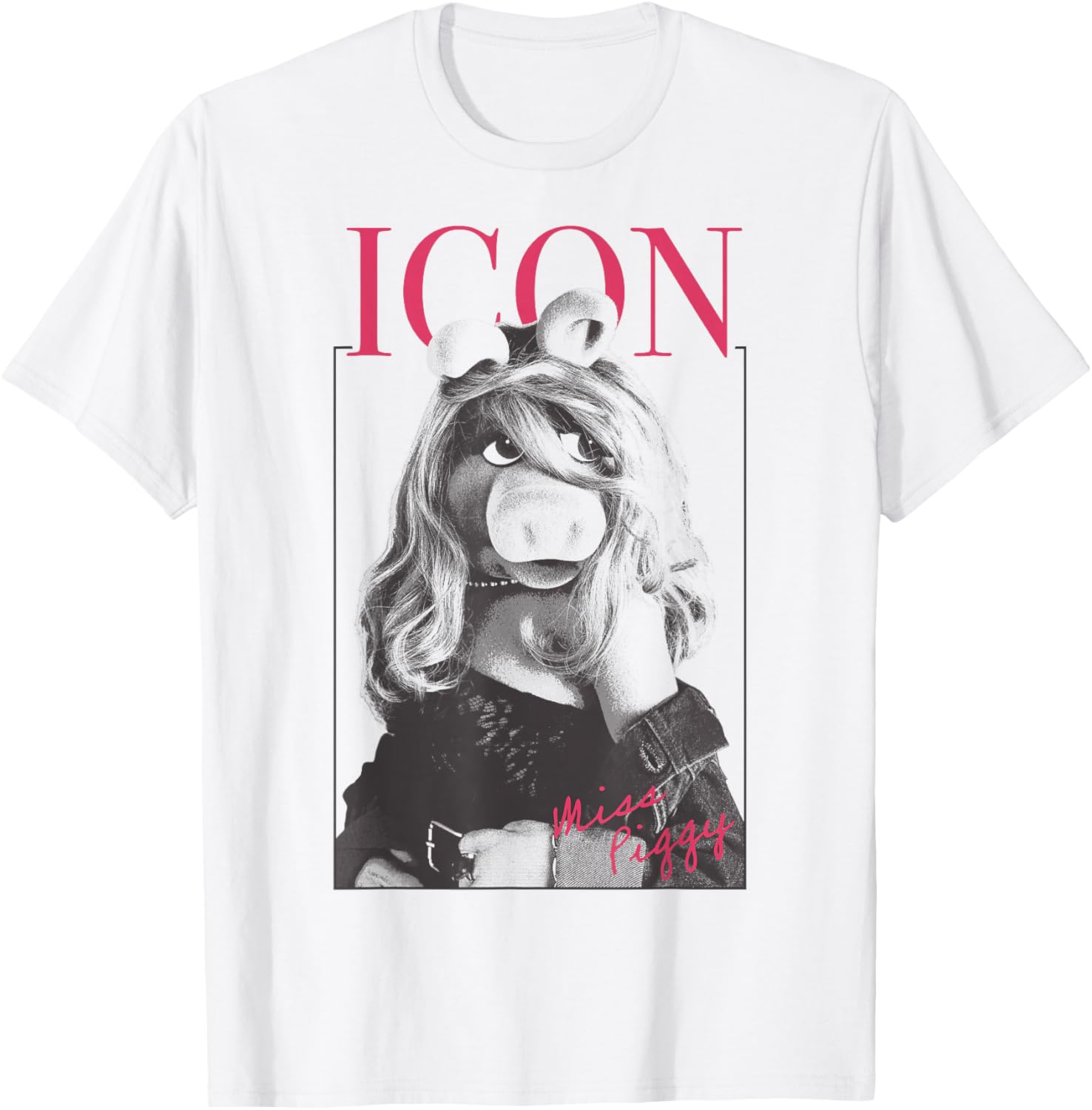 Disney The Muppets Miss Piggy Icon Magazine Poster T-Shirt for Fans - 6