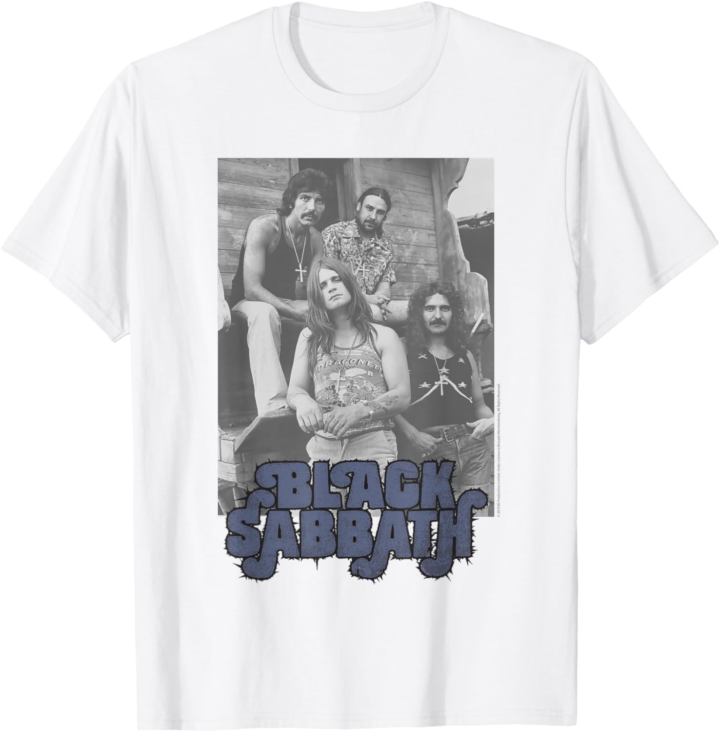 Black Sabbath Retro Photo T-Shirt for Music Lovers and Fans - 1