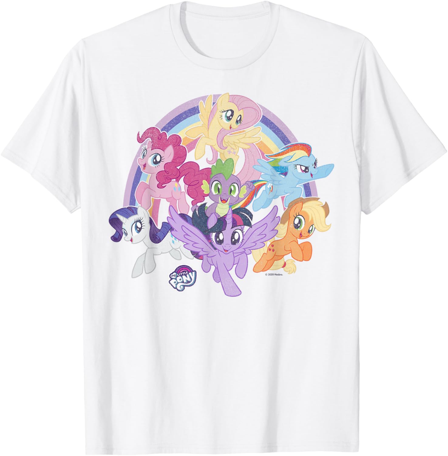 My Little Pony Rainbow Pony Group Shot T-Shirt for Fans and Collectors - 8