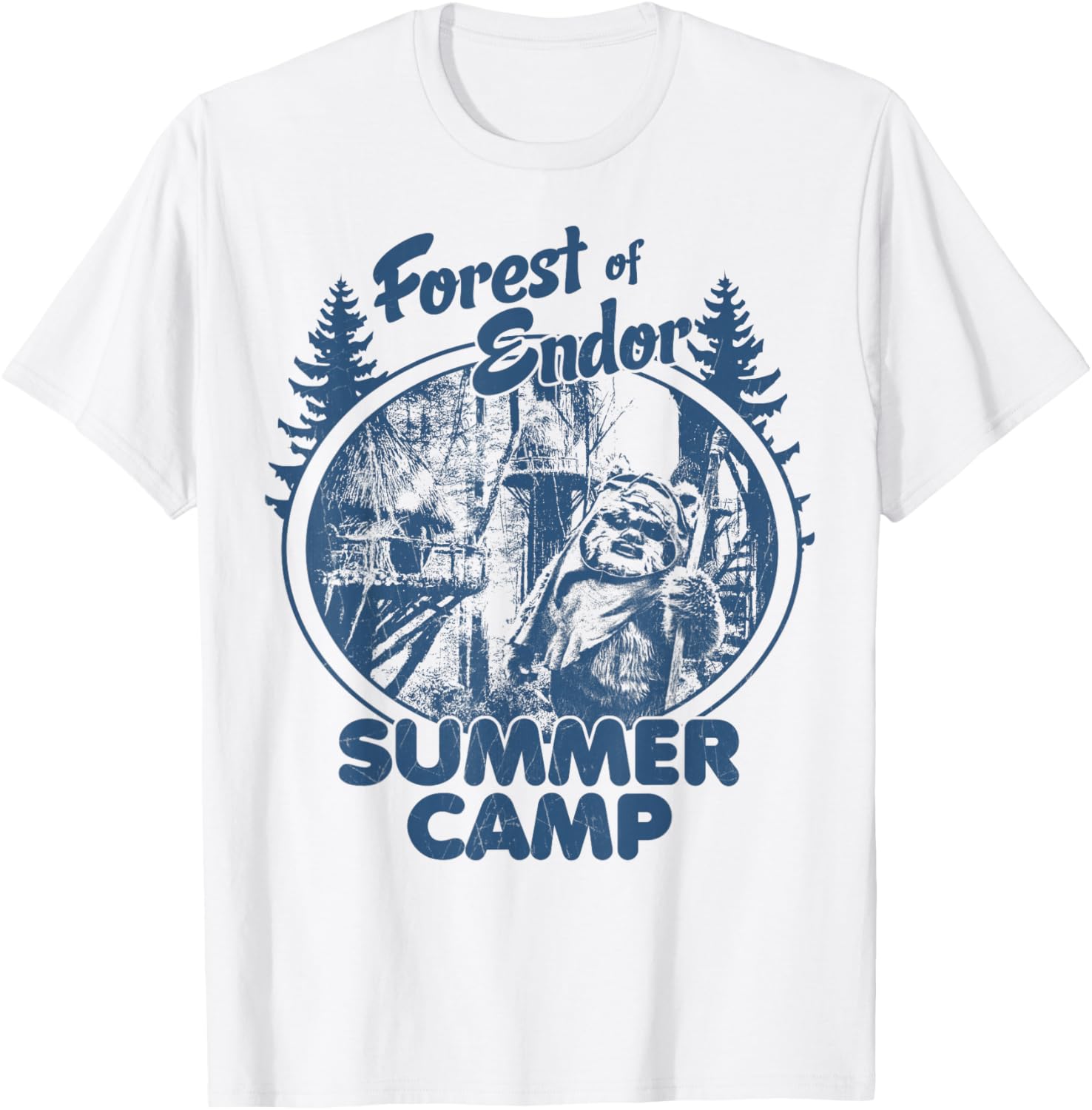Star Wars Wicket Ewoks Endor Summer Camp T-Shirt for Disney Fans - 9
