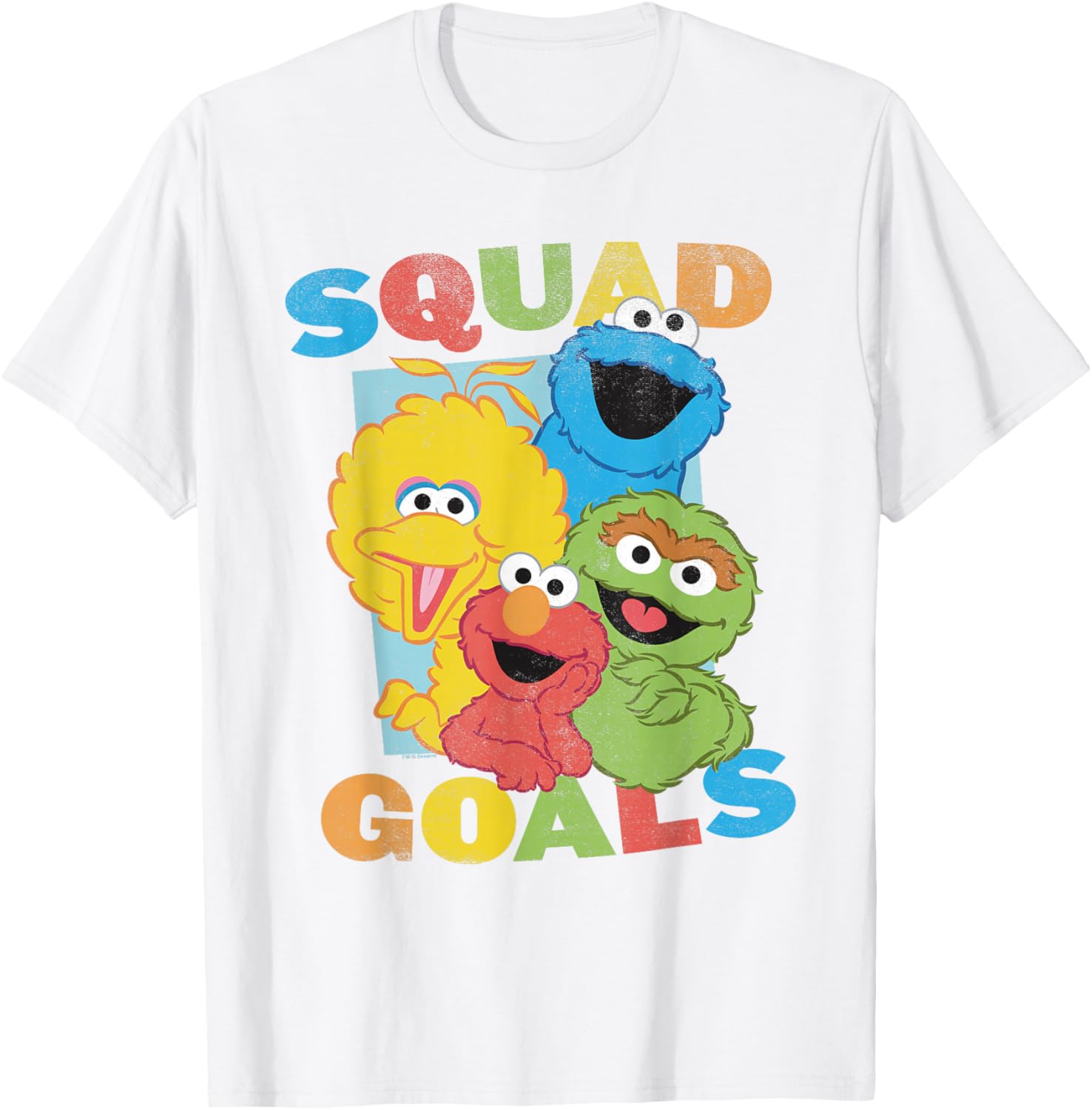 Sesame Street Squad Goals T-Shirt for Fun and Friendship Apparel - 4