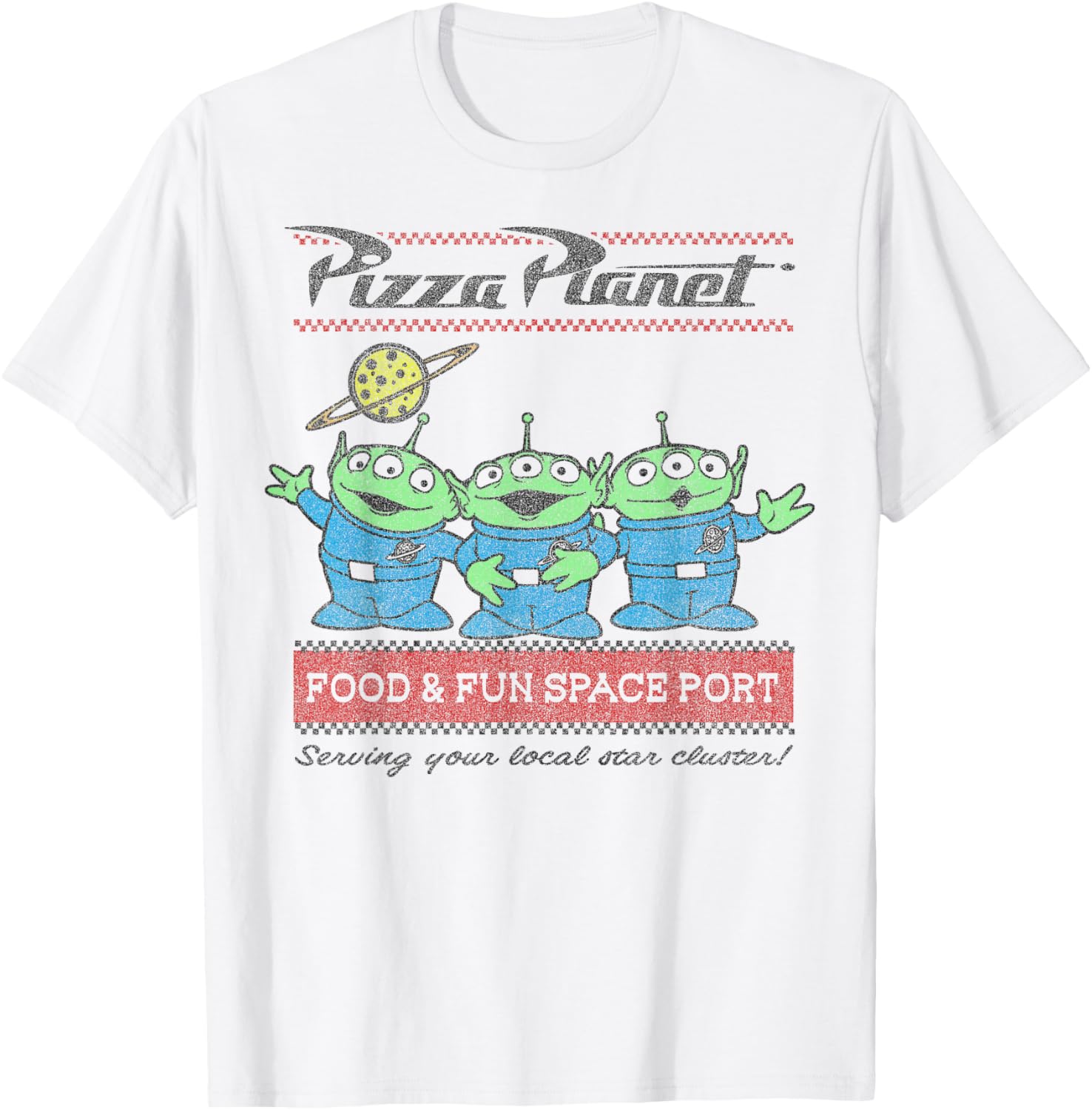 Disney Pixar Toy Story Pizza Planet Aliens T-Shirt for Kids and Adults - 7