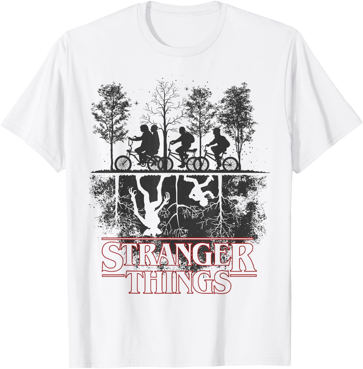 Stranger Things Upside Down Logo T-Shirt - Unisex Fan Apparel - 2