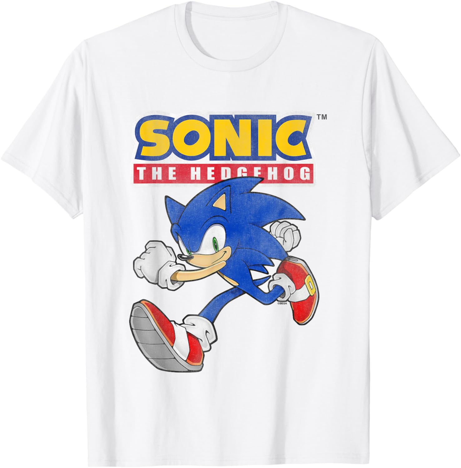 Sonic the Hedgehog Vintage Cool Portrait Graphic T-Shirt for Fans - 6