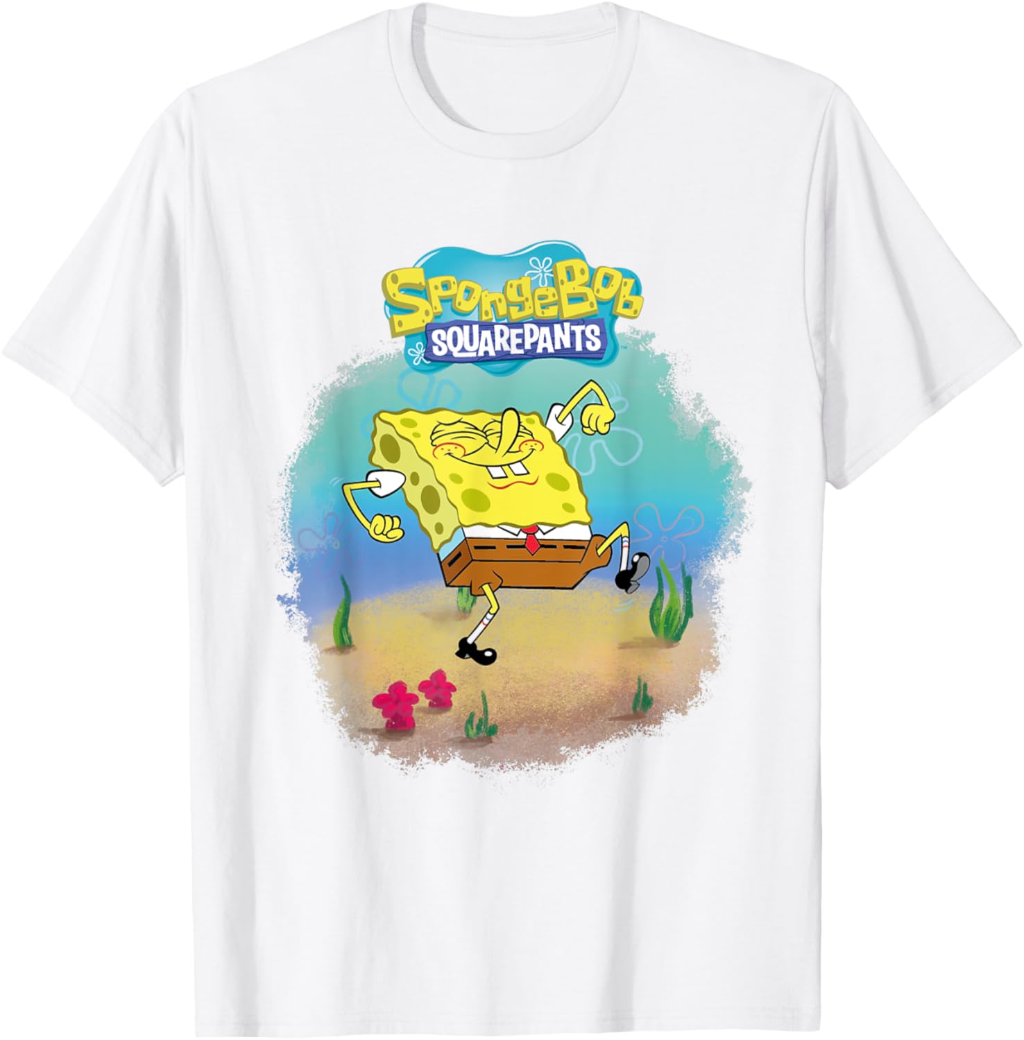 Mademark x SpongeBob SquarePants Dancing T-Shirt for Fun Style - 8