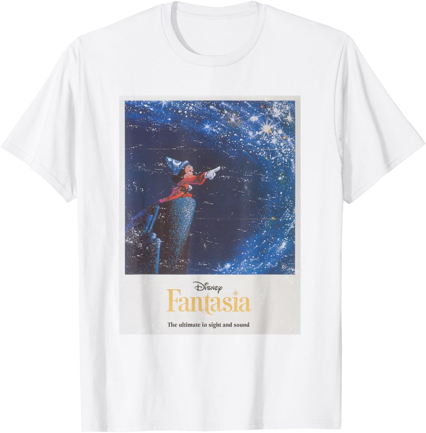Disney Mickey Mouse Fantasia Retro Poster T-Shirt for Fans and Collectors - 28