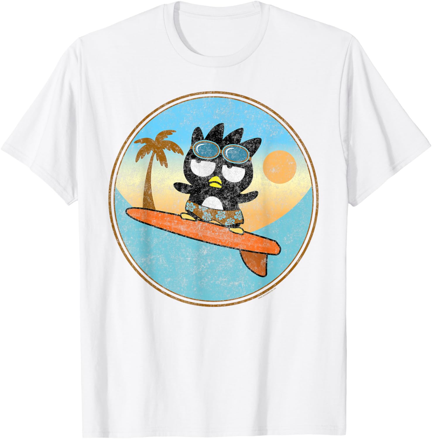 Badtz-Maru Surfing T-Shirt for Fun Beach Style and Comfort - 21
