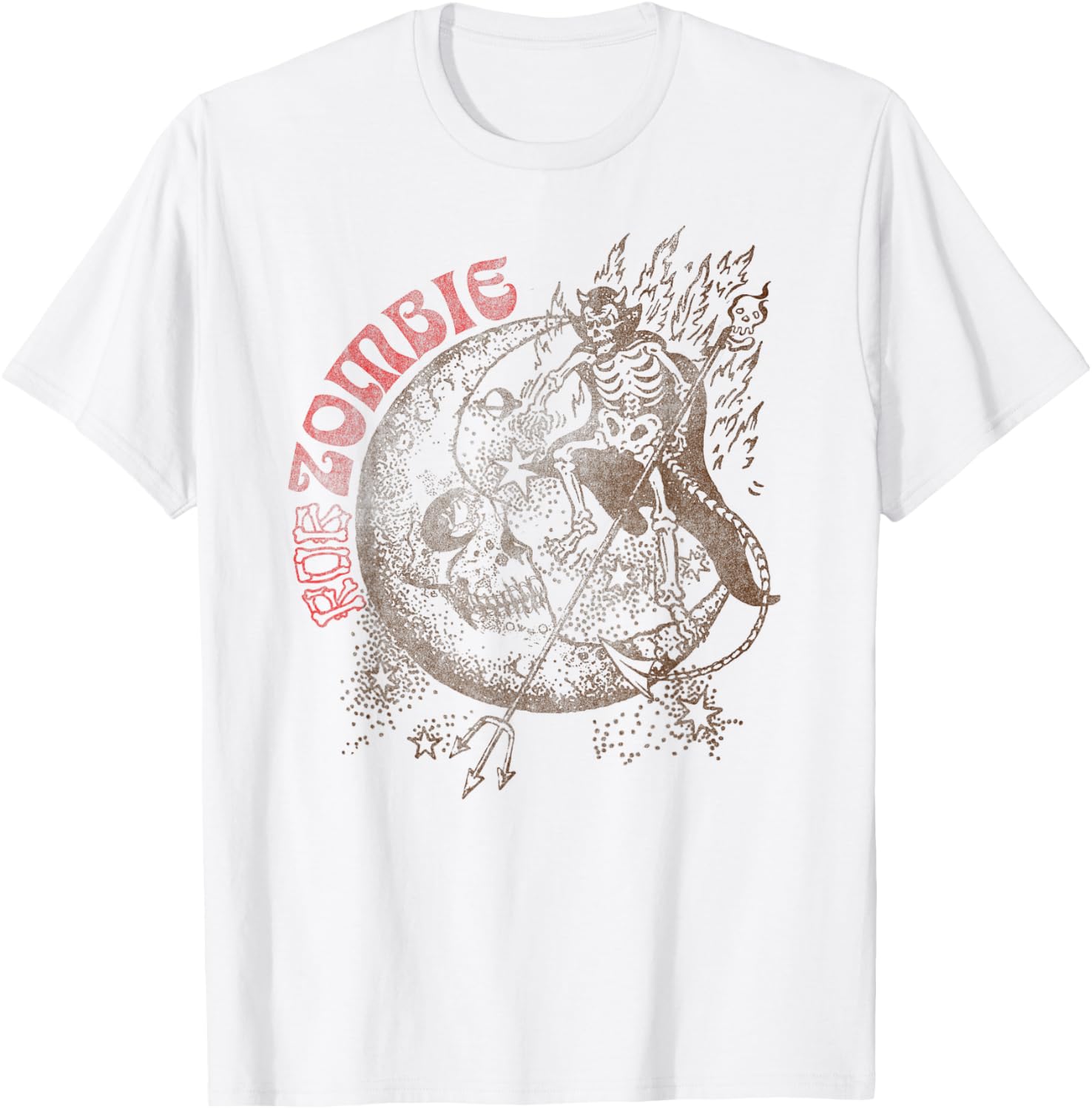 Rob Zombie Moon and the Devil Graphic T-Shirt for Fans of Rock and Horror - 1