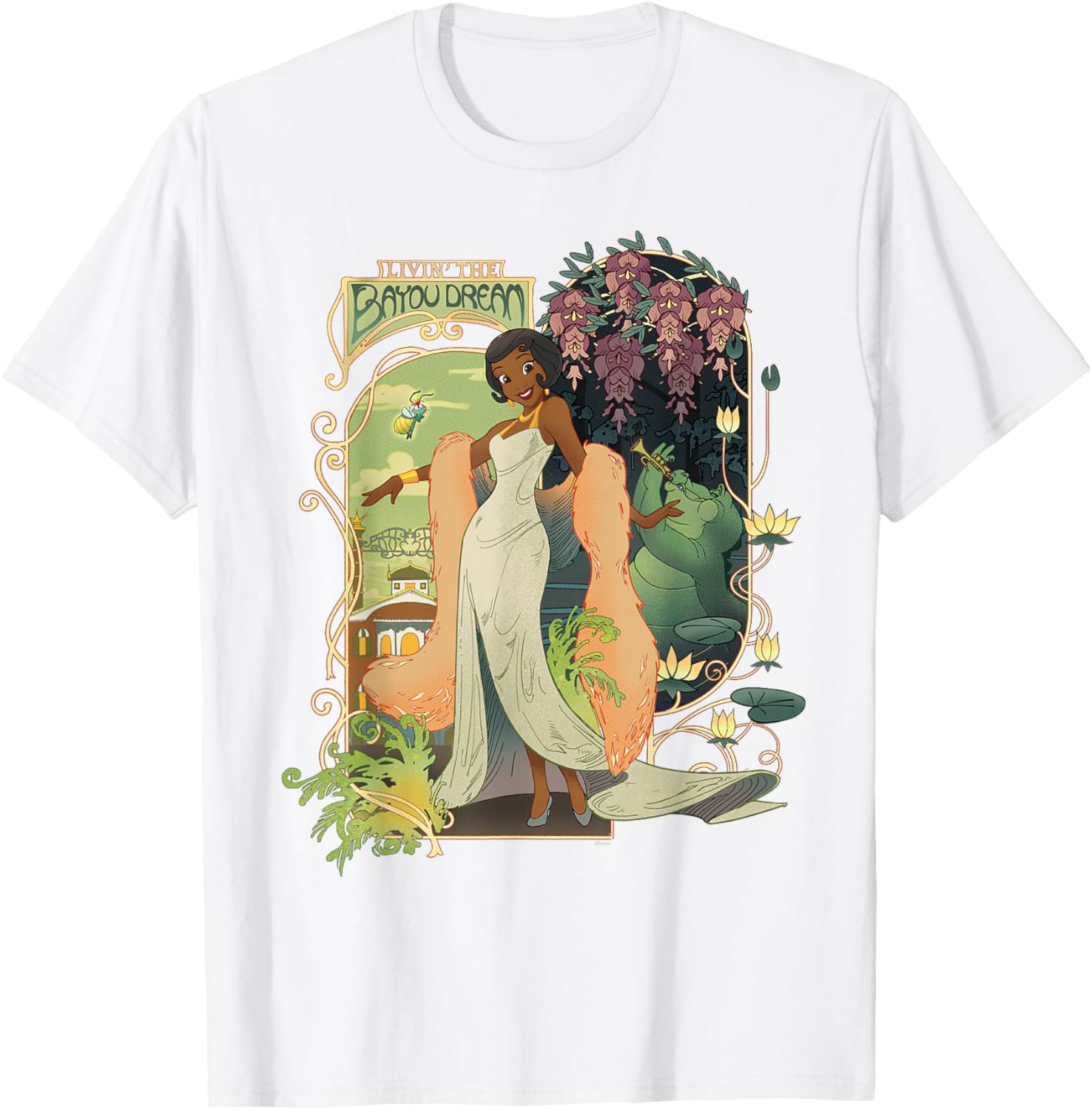 Disney Princess Tiana Livin' the Bayou Dream T-Shirt for Kids and Adults - 2