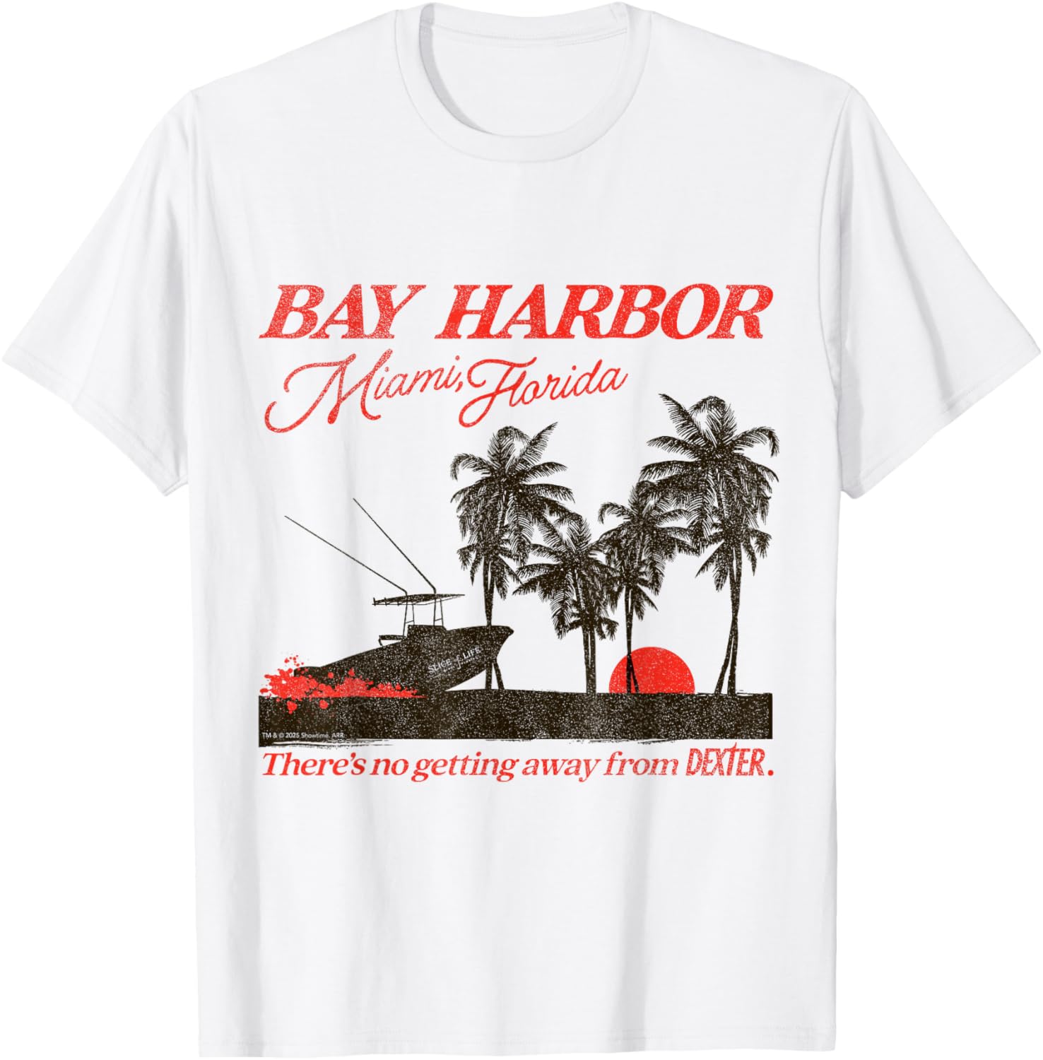 Official Dexter TV Show Bay Harbor T-Shirt for Fans of the Series - 2