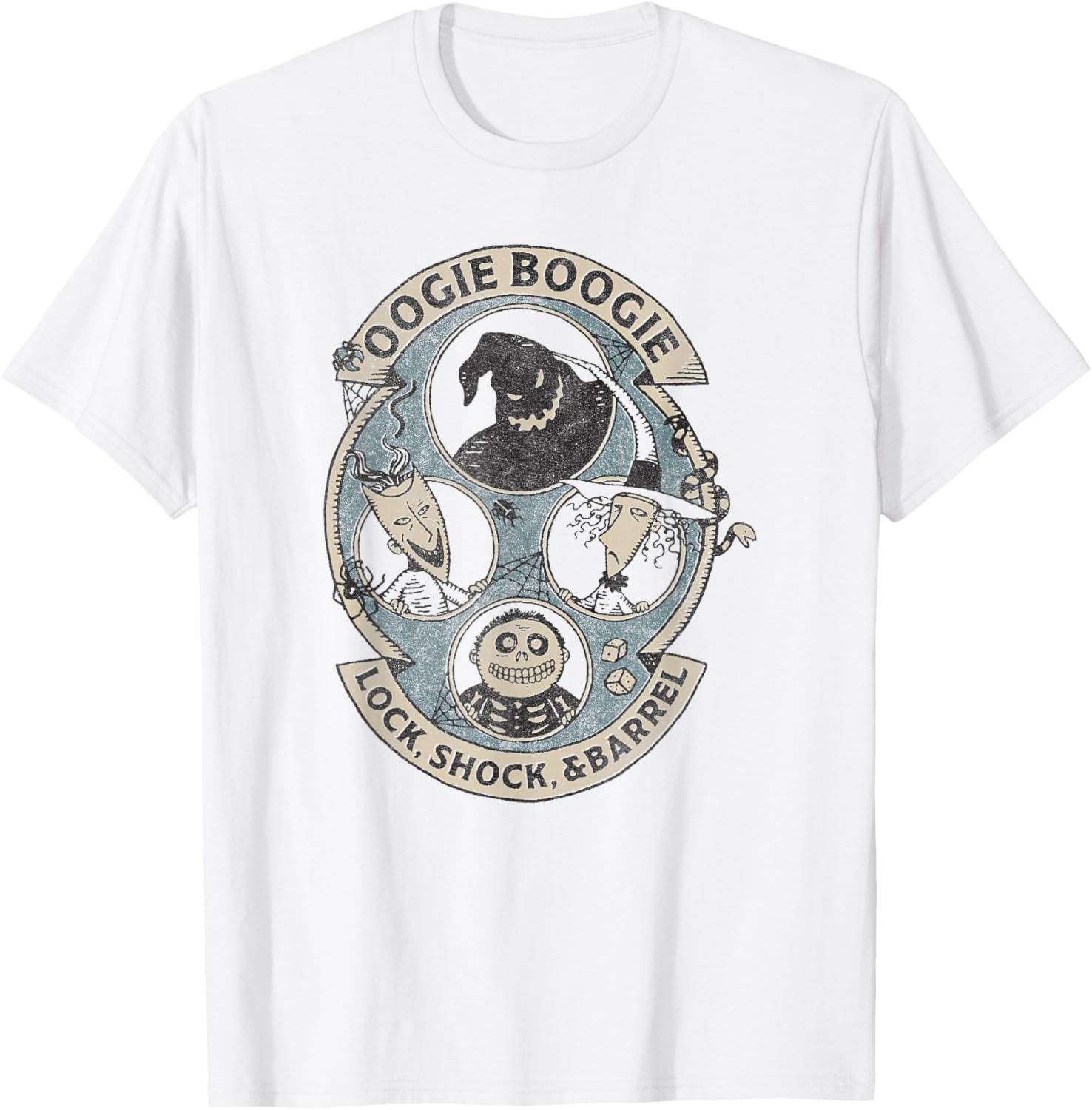 Disney Nightmare Before Christmas Villain Cast T-Shirt for Fans - 12