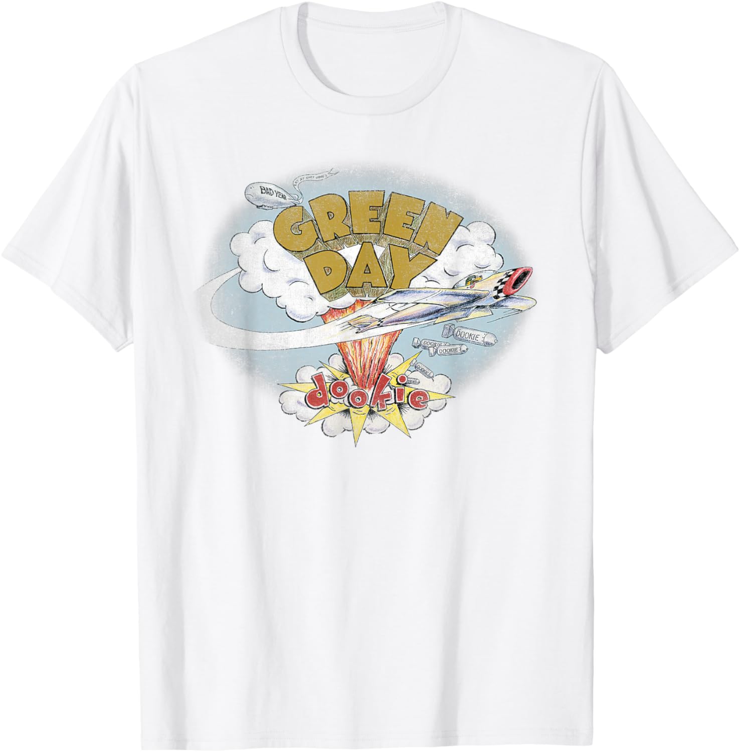 Green Day Fresh Dookie T-Shirt for Music Lovers - Stylish Casual Wear - 9