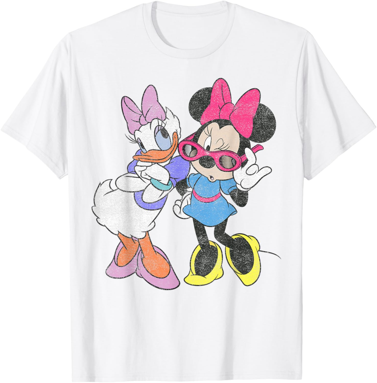 Disney Mickey and Friends Daisy and Minnie Short Sleeve T-Shirt for Kids - 3