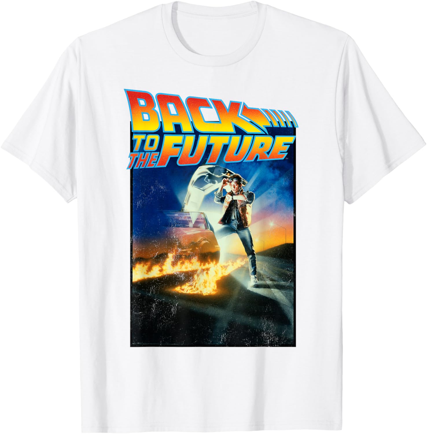 Classic Back To the Future Movie Poster T-Shirt for Fans and Collectors - 8