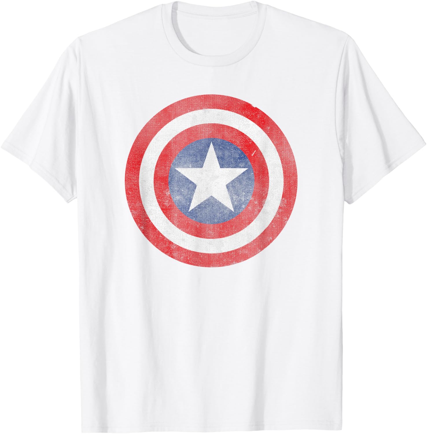 Retro Captain America Shield Costume T-Shirt for Marvel Fans - 13