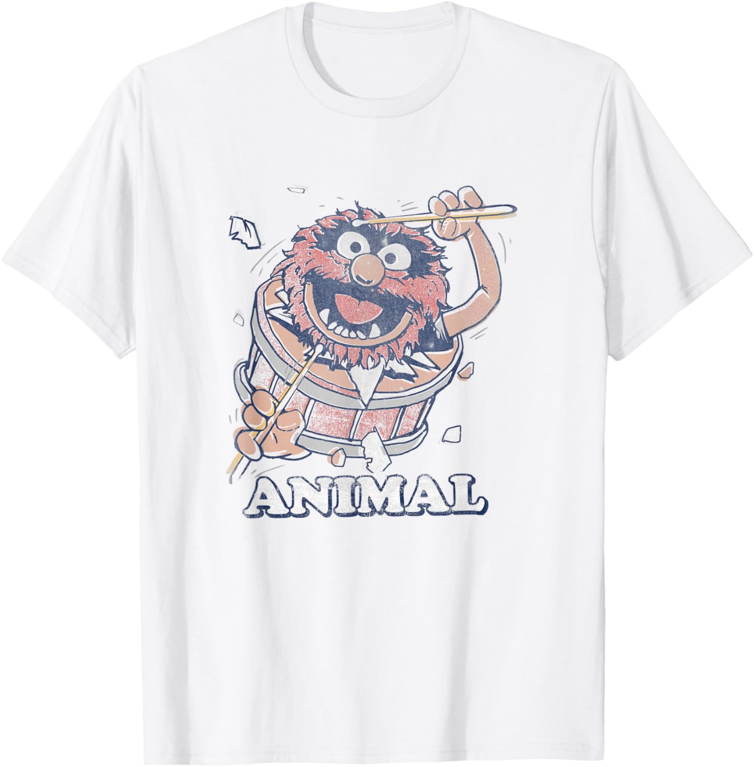 Vintage Disney Muppets Animal Drummer T-Shirt for Fans and Collectors - 4