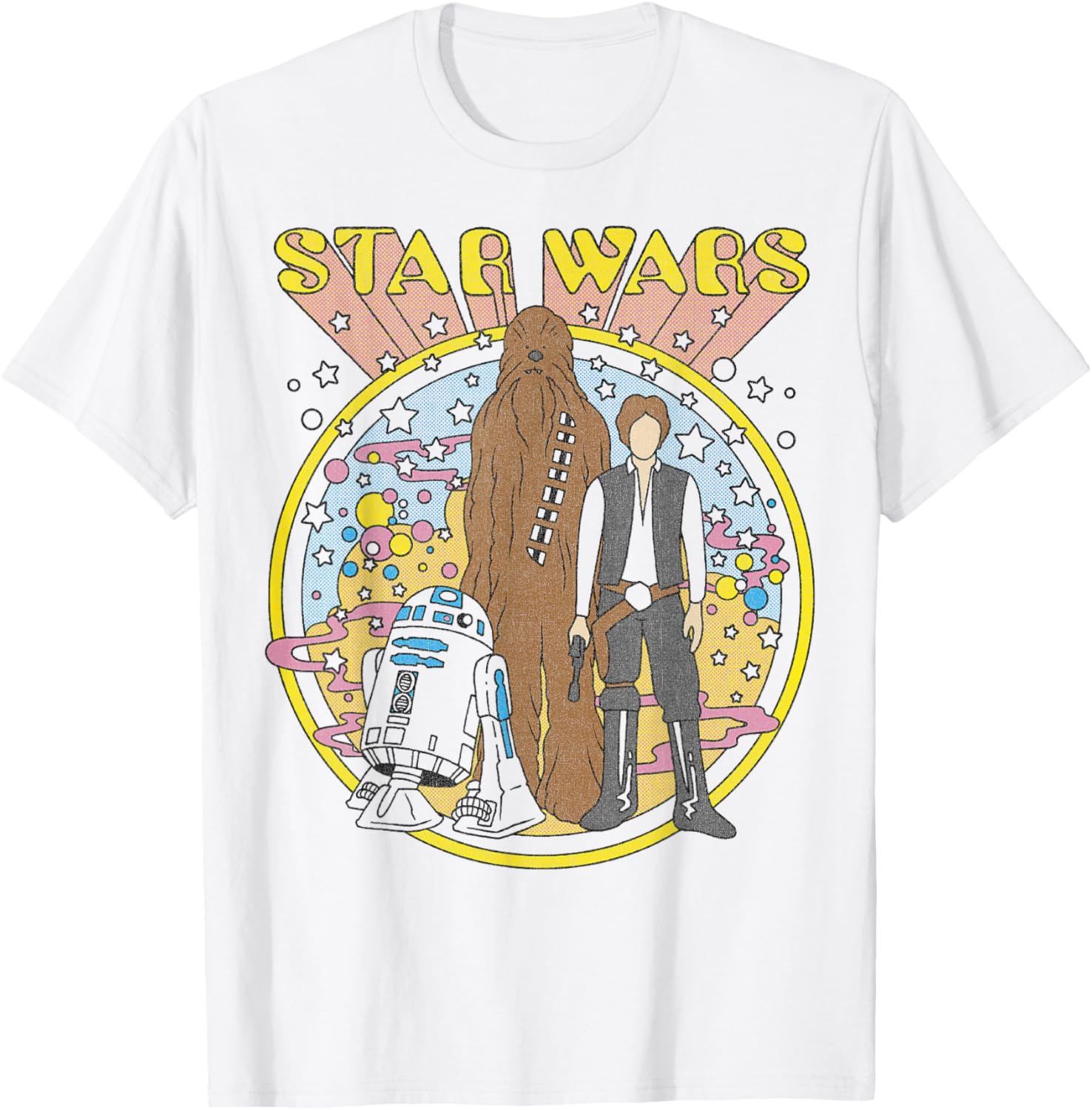 Star Wars Vintage Psych Rebels T-Shirt for Disney Fans and Collectors - 1