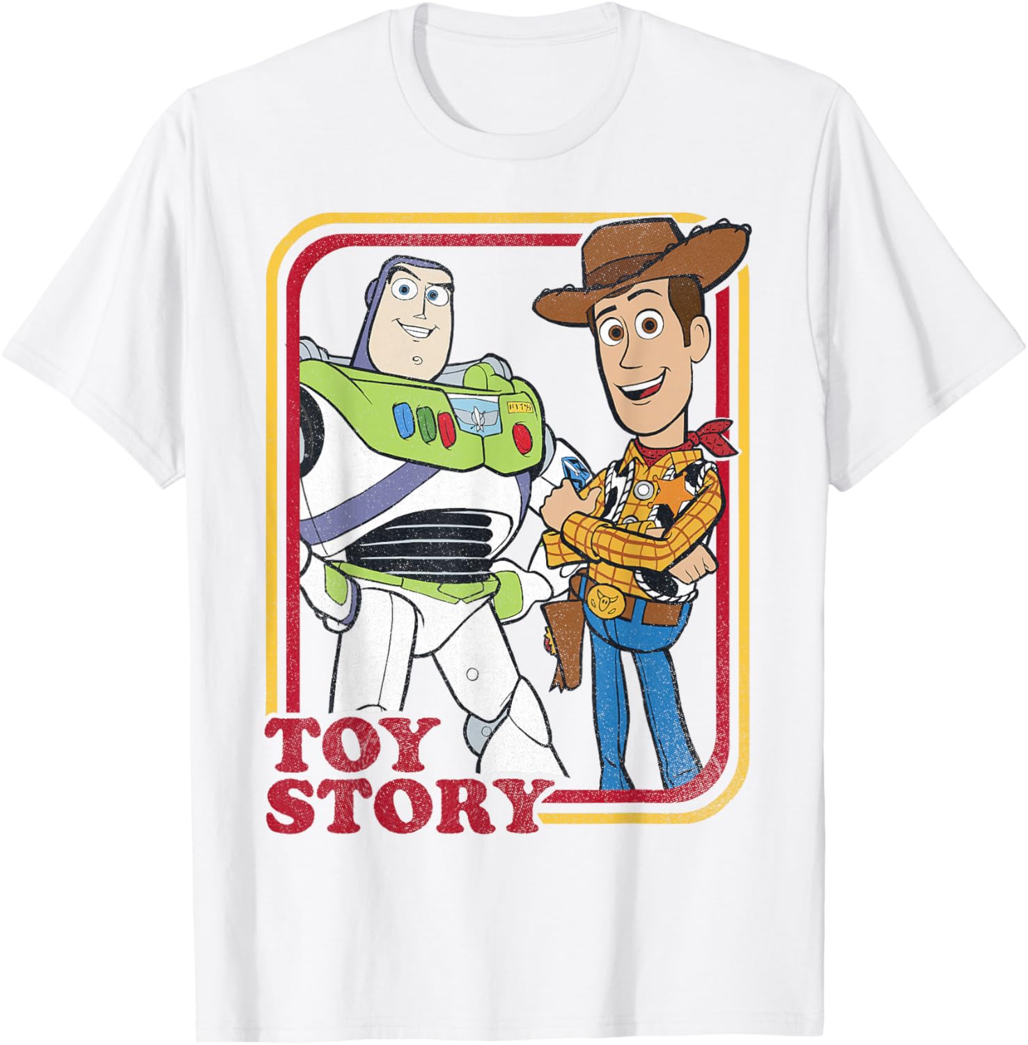 Disney Pixar Toy Story Buzz Lightyear and Woody Buds T-Shirt for Kids - 8