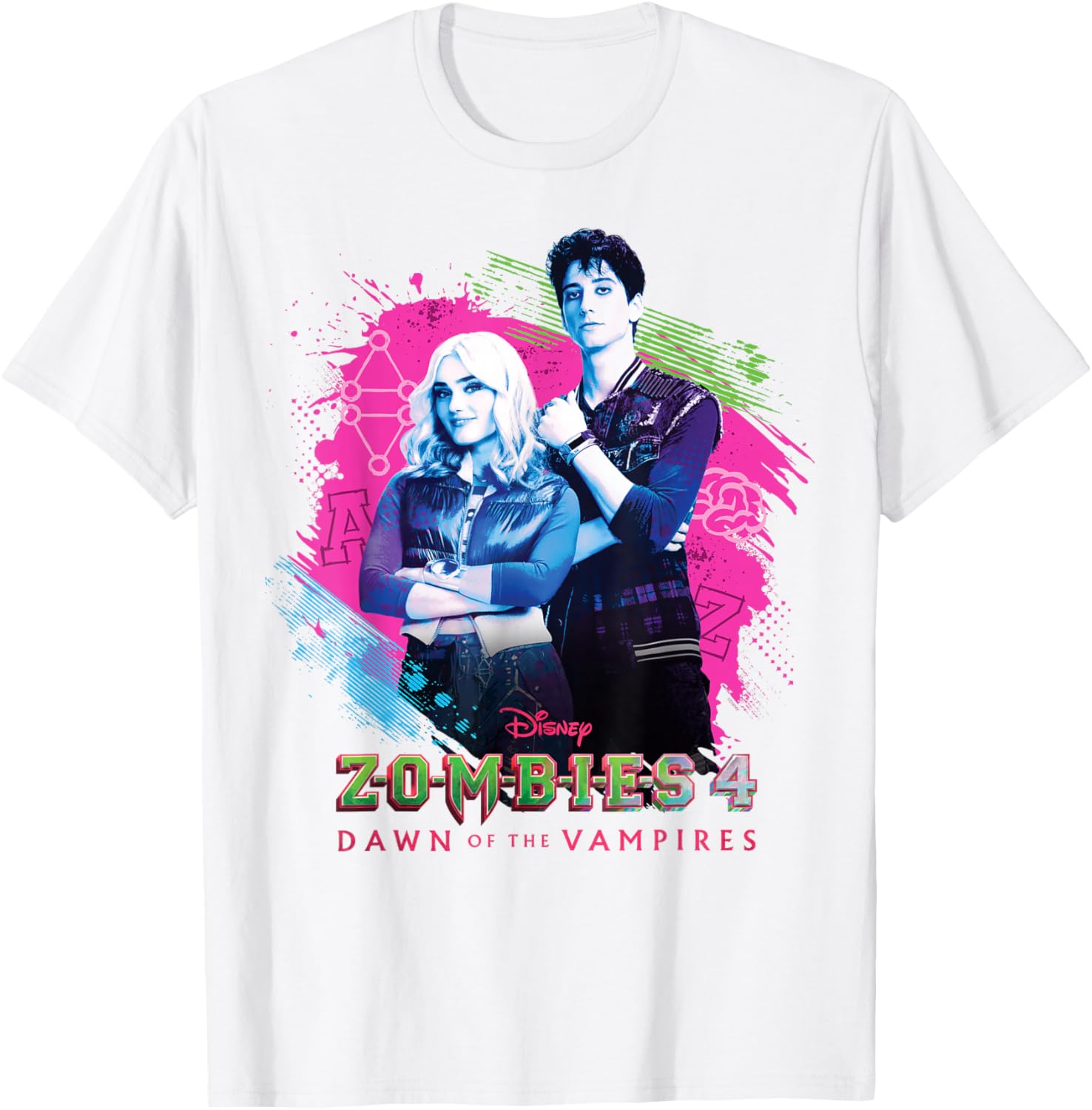 Disney Zombies 4 T-Shirt featuring Zed and Addison for fans - 14