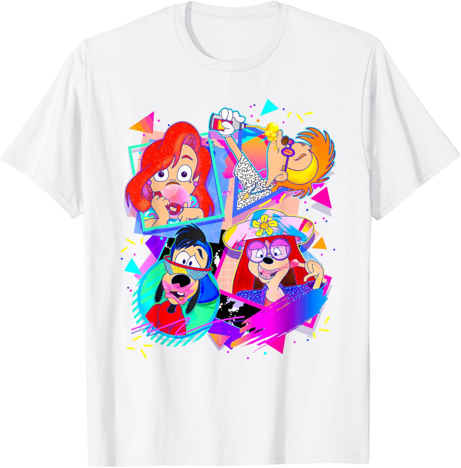 Disney A Goofy Movie Bubble Gum Retro T-Shirt for 90s Fans - 27