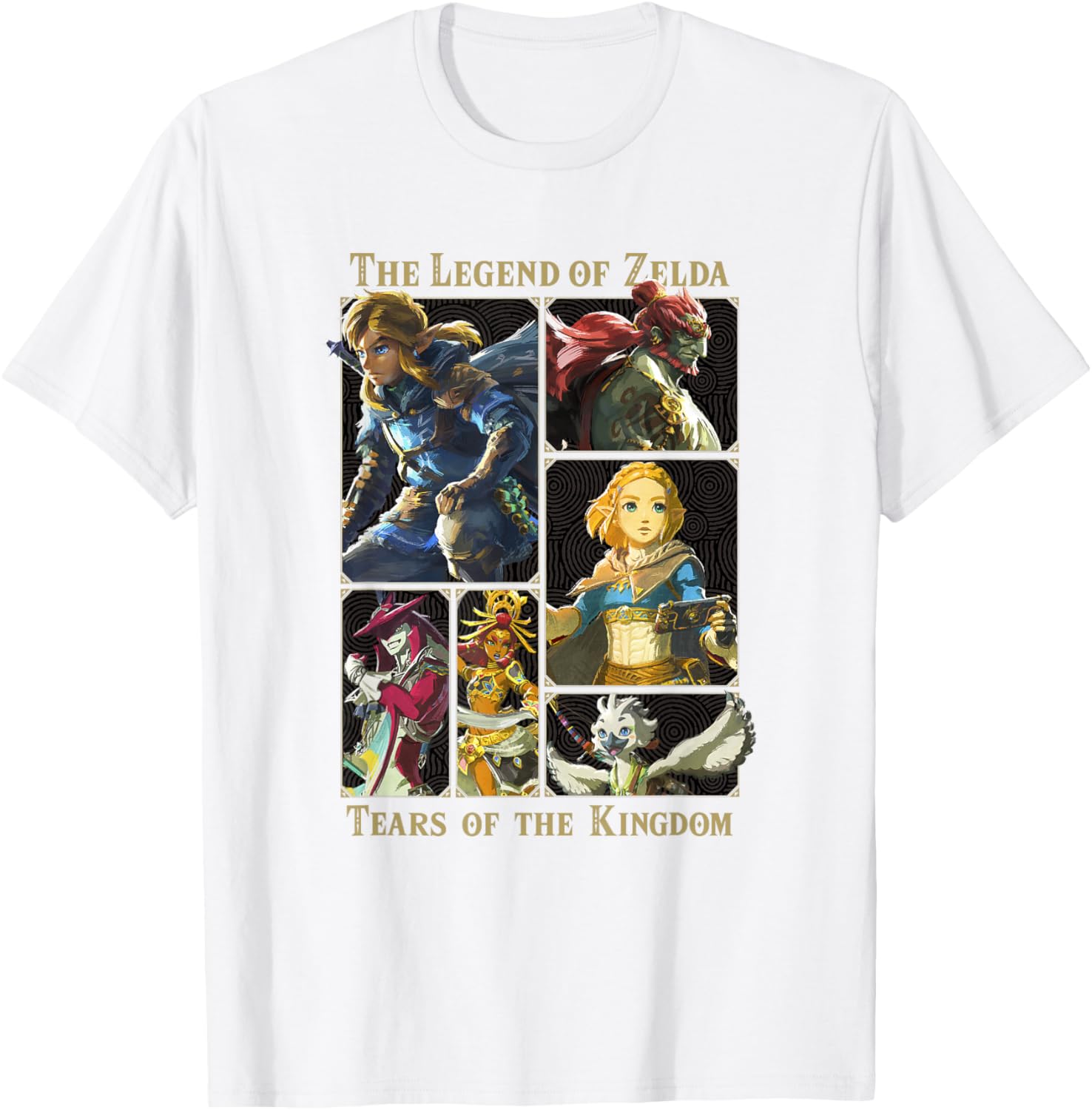 The Legend of Zelda Tears of the Kingdom Character Box Up T-Shirt - 11