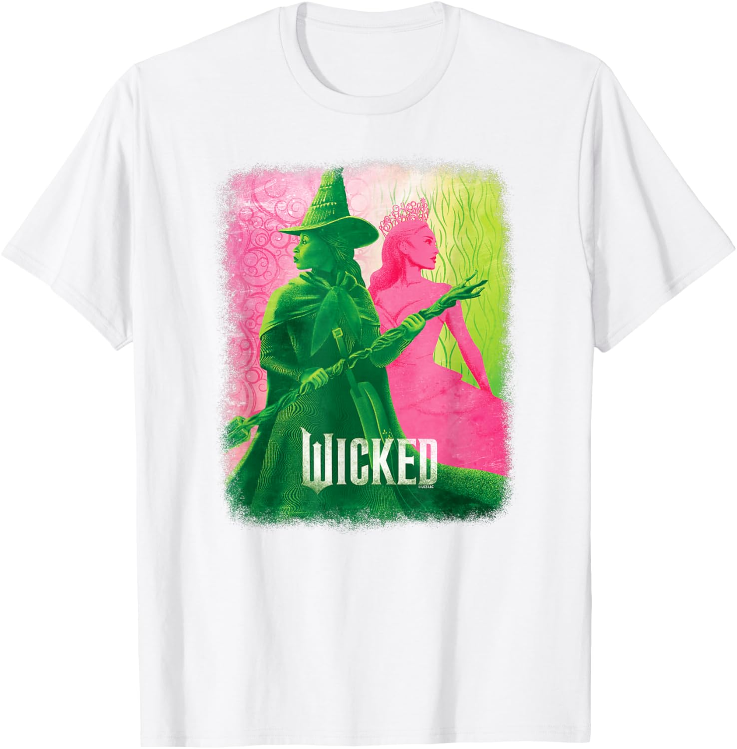 Wicked Unisex Kids Movie T-Shirt Black Small Short Sleeve Crew Neck - 2