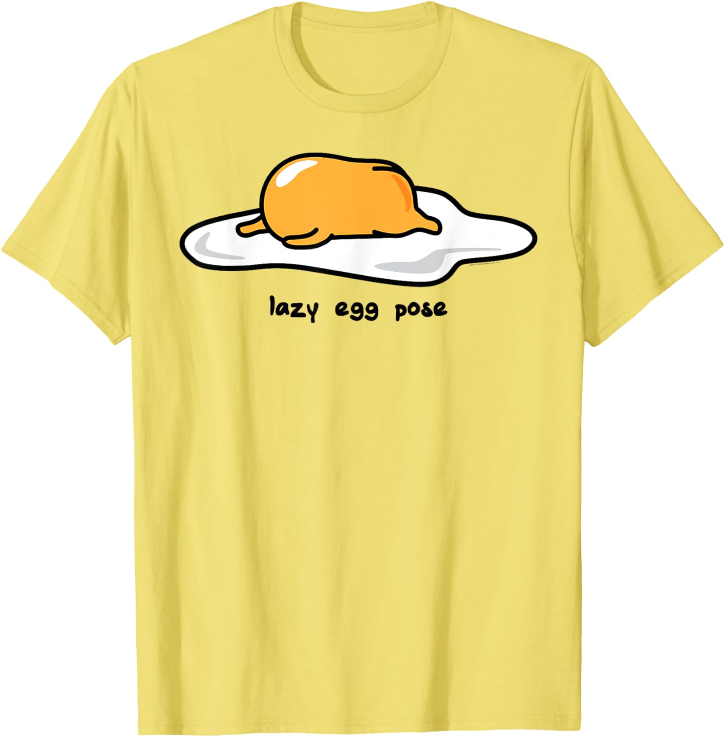 Gudetama Lazy Egg Yoga Pose T-Shirt for Fun and Comfort Lovers - 19
