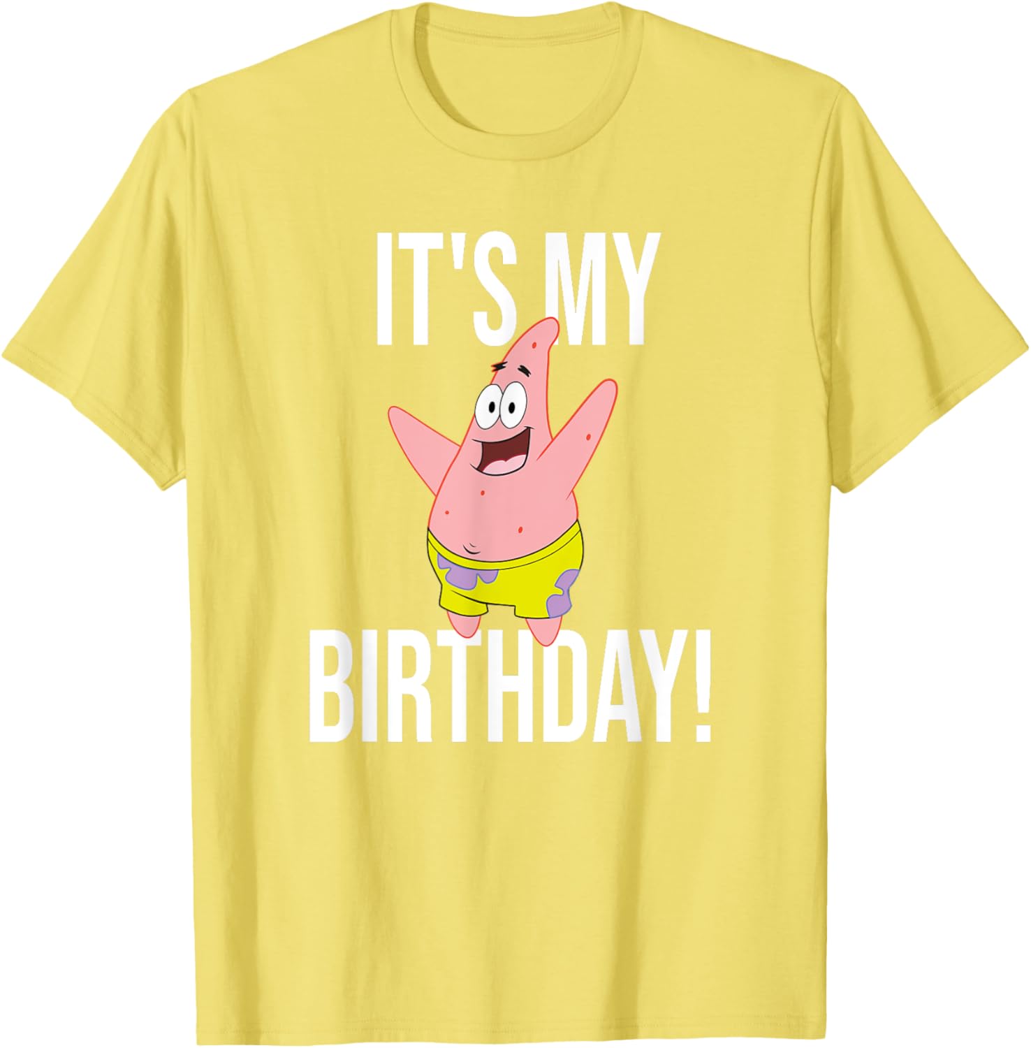 Mademark Birthday T-Shirt Featuring Patrick Star from SpongeBob SquarePants - 5