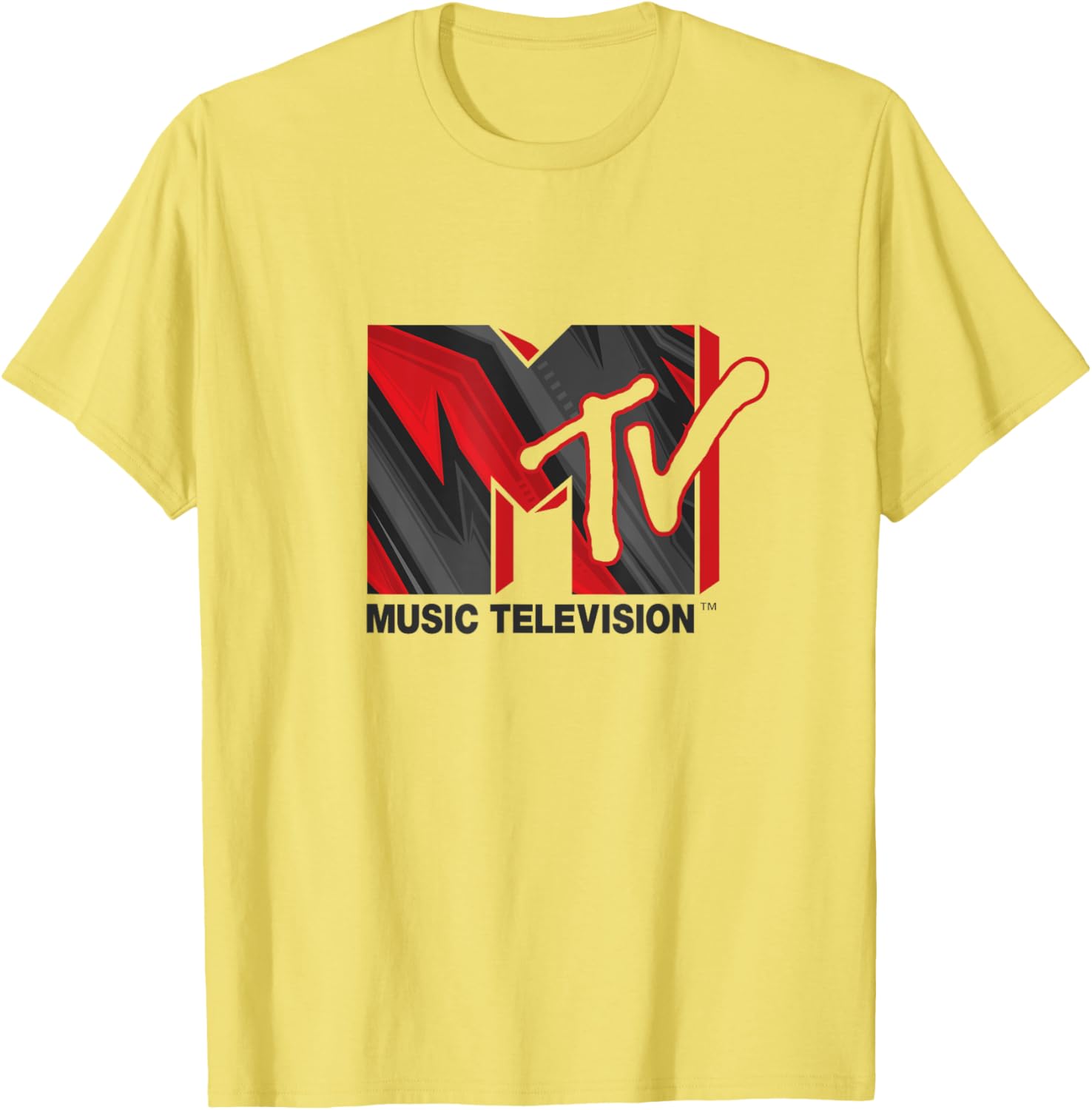 Mademark x MTV Official Hard Rock Music Television T-Shirt Red Grey Black - 7