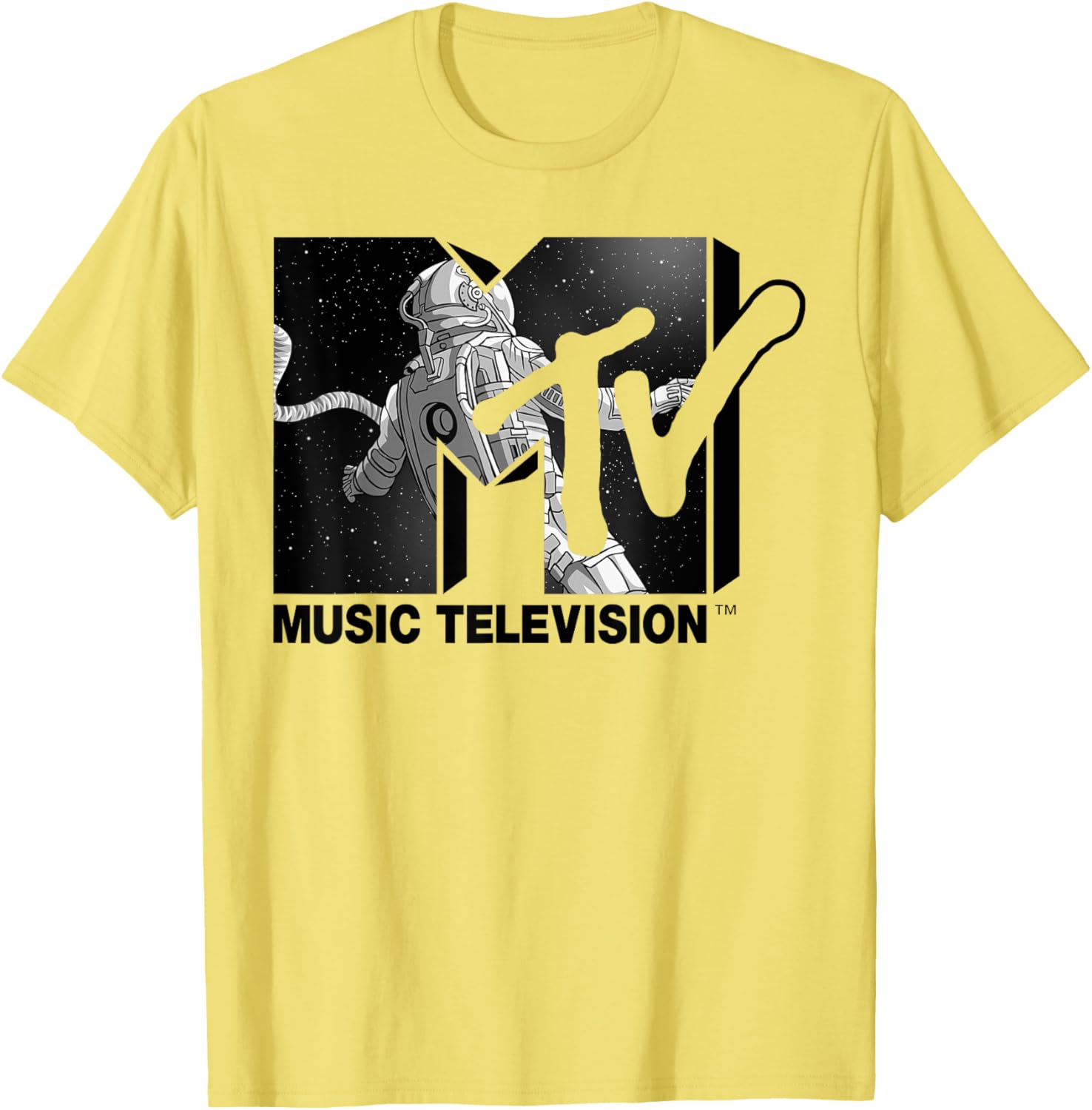 Mademark x MTV Astronaut Stratosphere Tee - Cool Graphic T-Shirt for Fans - 6