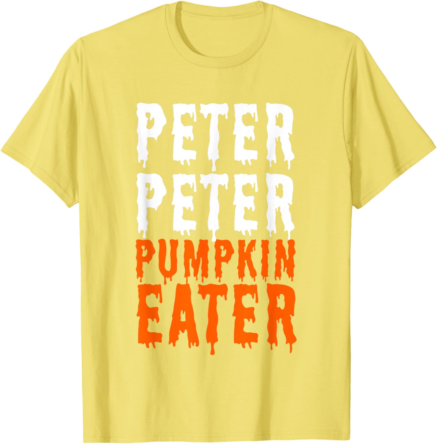 Peter Pumpkin Eater Halloween Costume T-Shirt for Couples and Men - 17