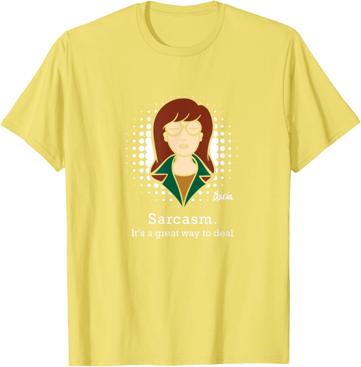 Mademark x Daria Sarcasm T-Shirt Perfect for Humor Lovers and Casual Wear - 16