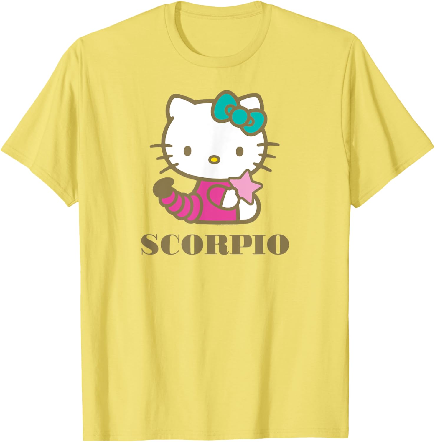 Hello Kitty Scorpio Zodiac T-Shirt for Trendy Fans of Cute Fashion - 3