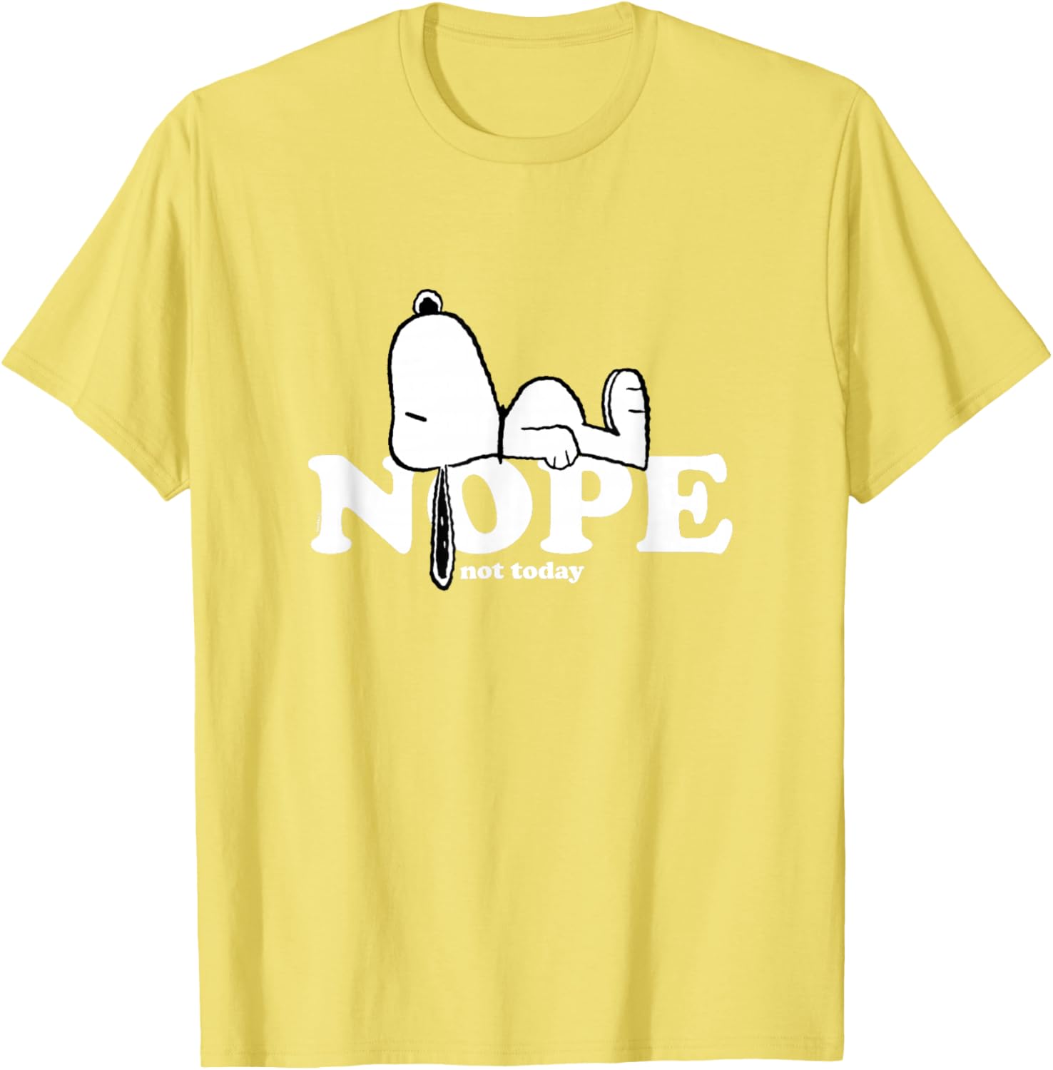 Snoopy Nope T-Shirt Fun Graphic Tee for Casual Wear and Gifts - 5