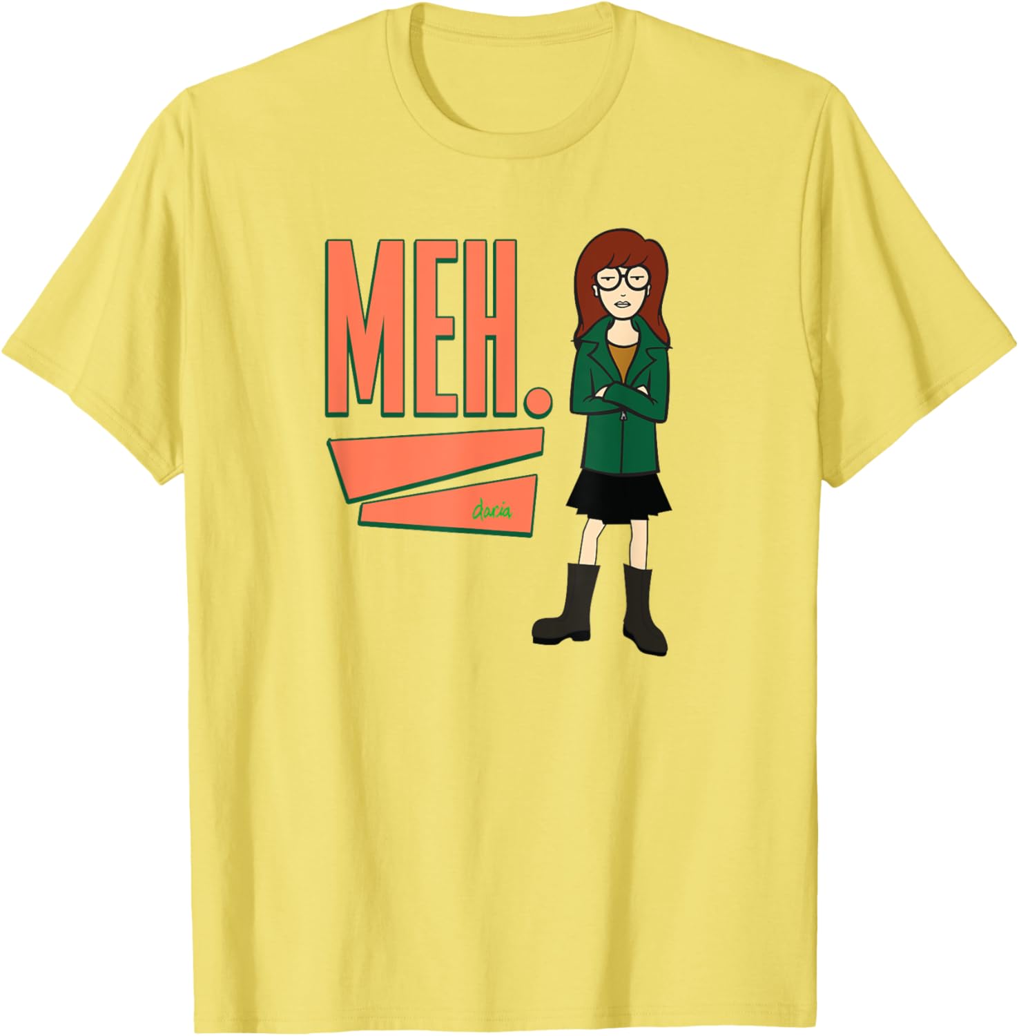 Mademark x Daria Meh T-Shirt Stylish and Comfortable Graphic Tee - 6