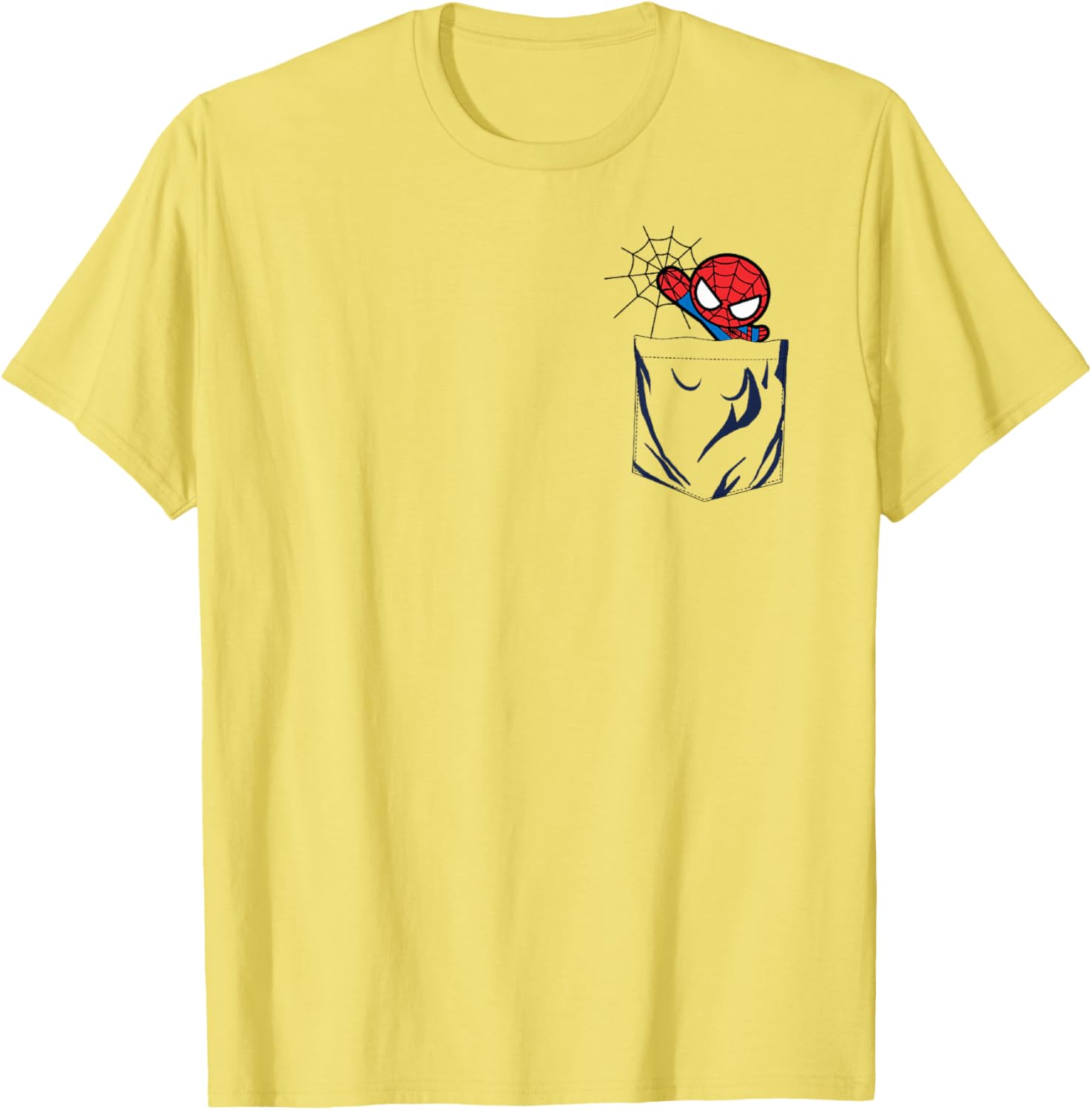 Marvel Spider-Man Left Chest Pocket T-Shirt for Superhero Fans - 3