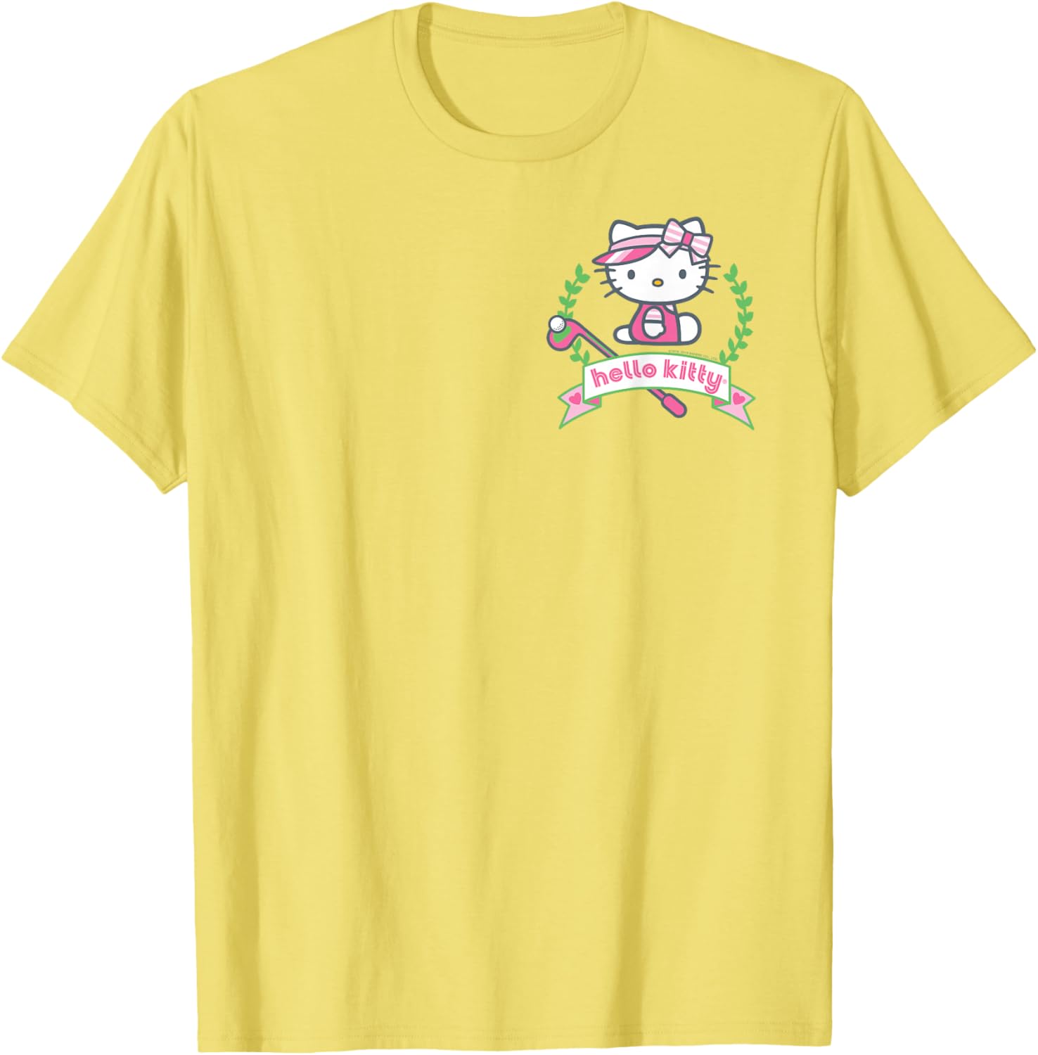 Hello Kitty Golf T-Shirt for Fun Golfers - Cute Cartoon Apparel - 15