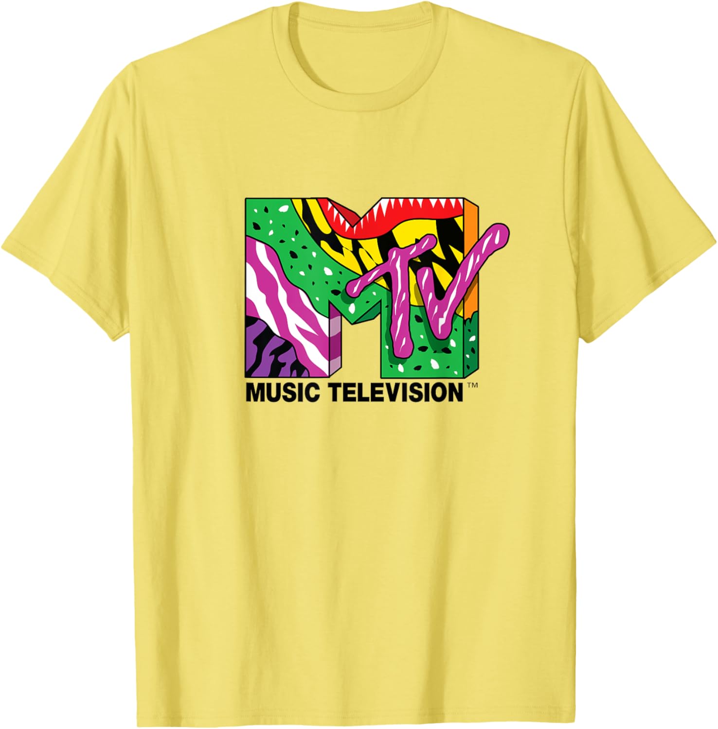 Mademark x MTV Colorful Creative Art T-Shirt Official Logo Design - 6