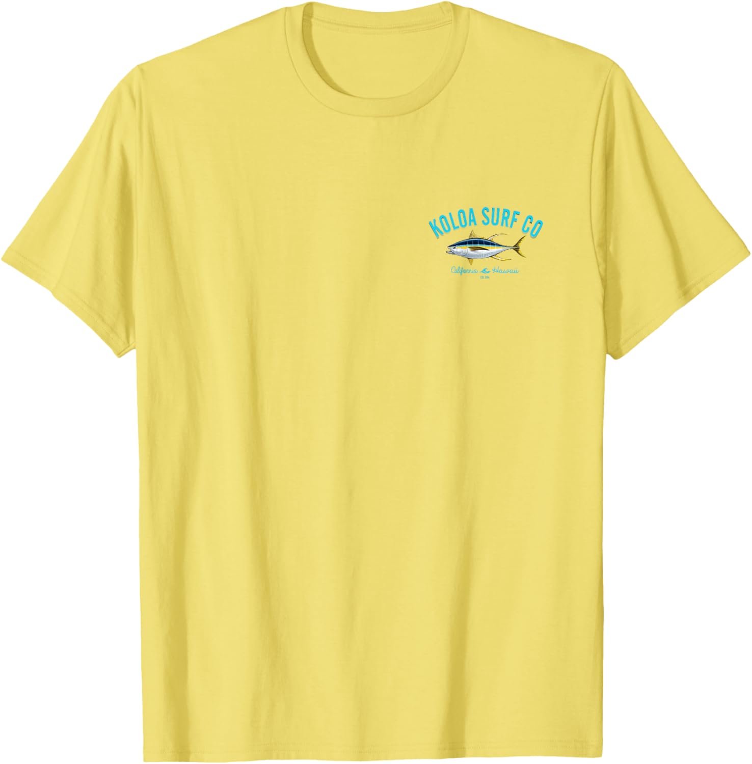 Koloa Surf Yellow Fin Tuna Graphic T-Shirt for Beach Lovers - 7