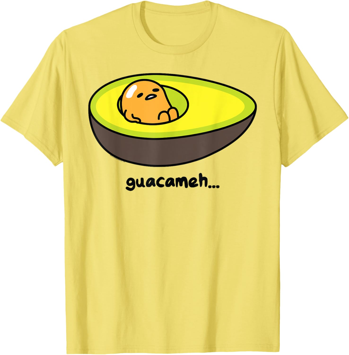 Gudetama Guacamole T-Shirt Cute Avocado Graphic Tee for Food Lovers - 4