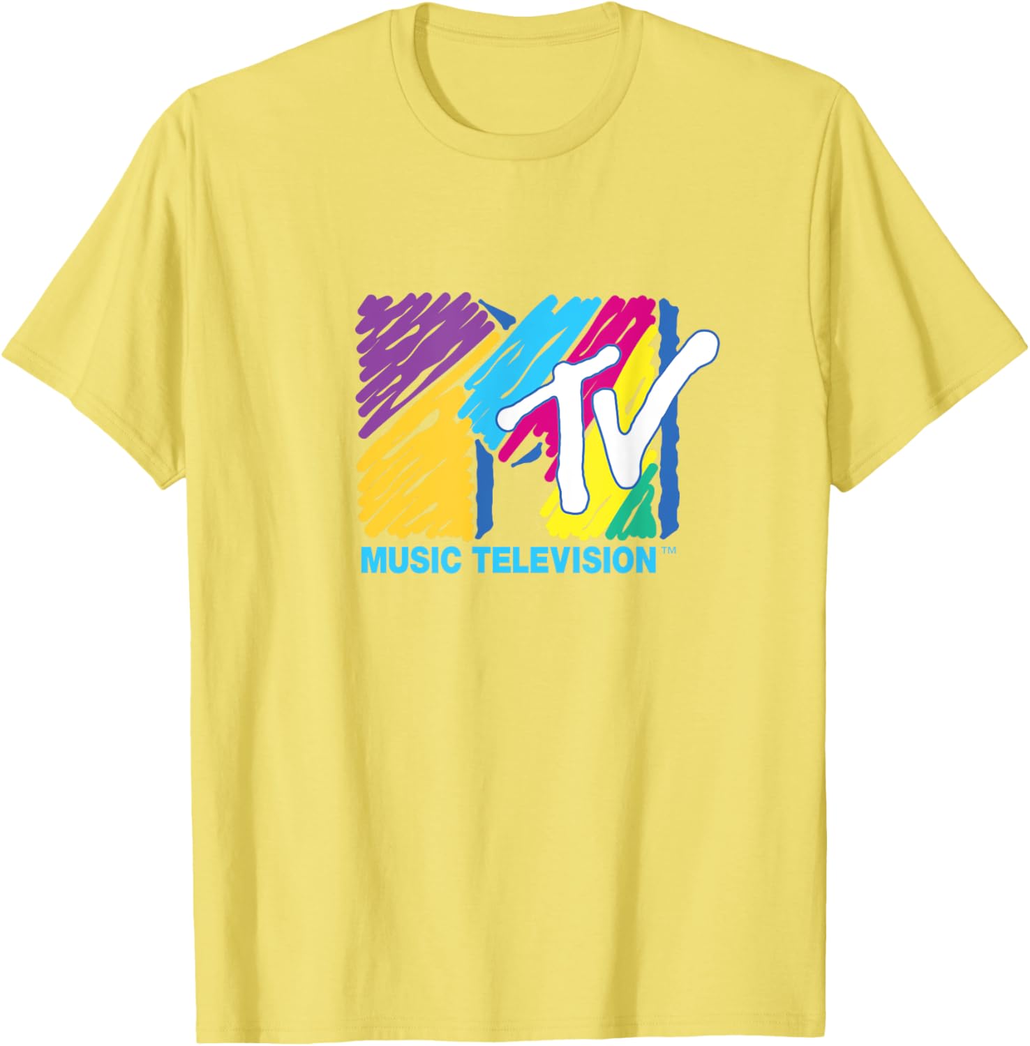 Mademark x MTV Colorful Logo Big Pen T-Shirt for Music Lovers - 9