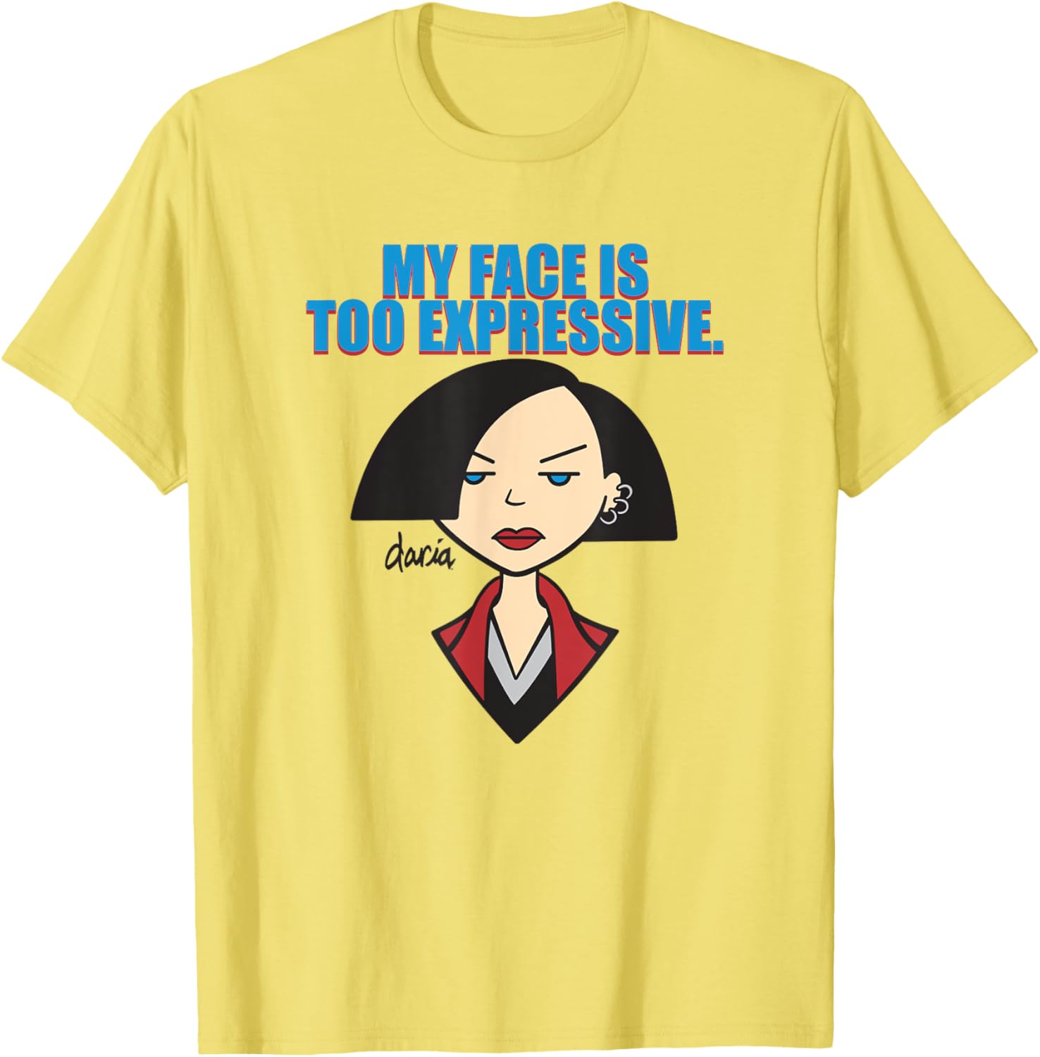 Mademark x Daria My Face is Too Expressive T-Shirt for Fun Fashion - 1