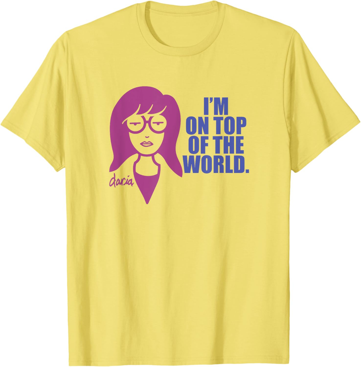Mademark x Daria I'm on Top of the World T-Shirt for Everyday Style - 3