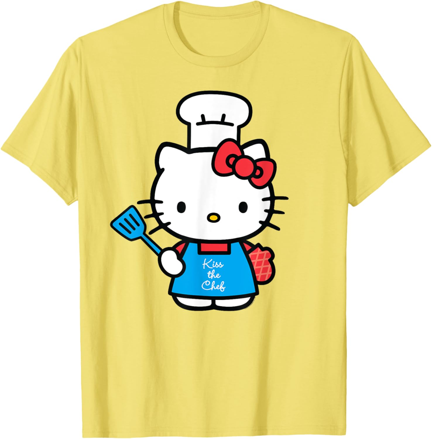 Hello Kitty Kiss the Chef T-Shirt Cute and Fun Cooking Apparel - 7
