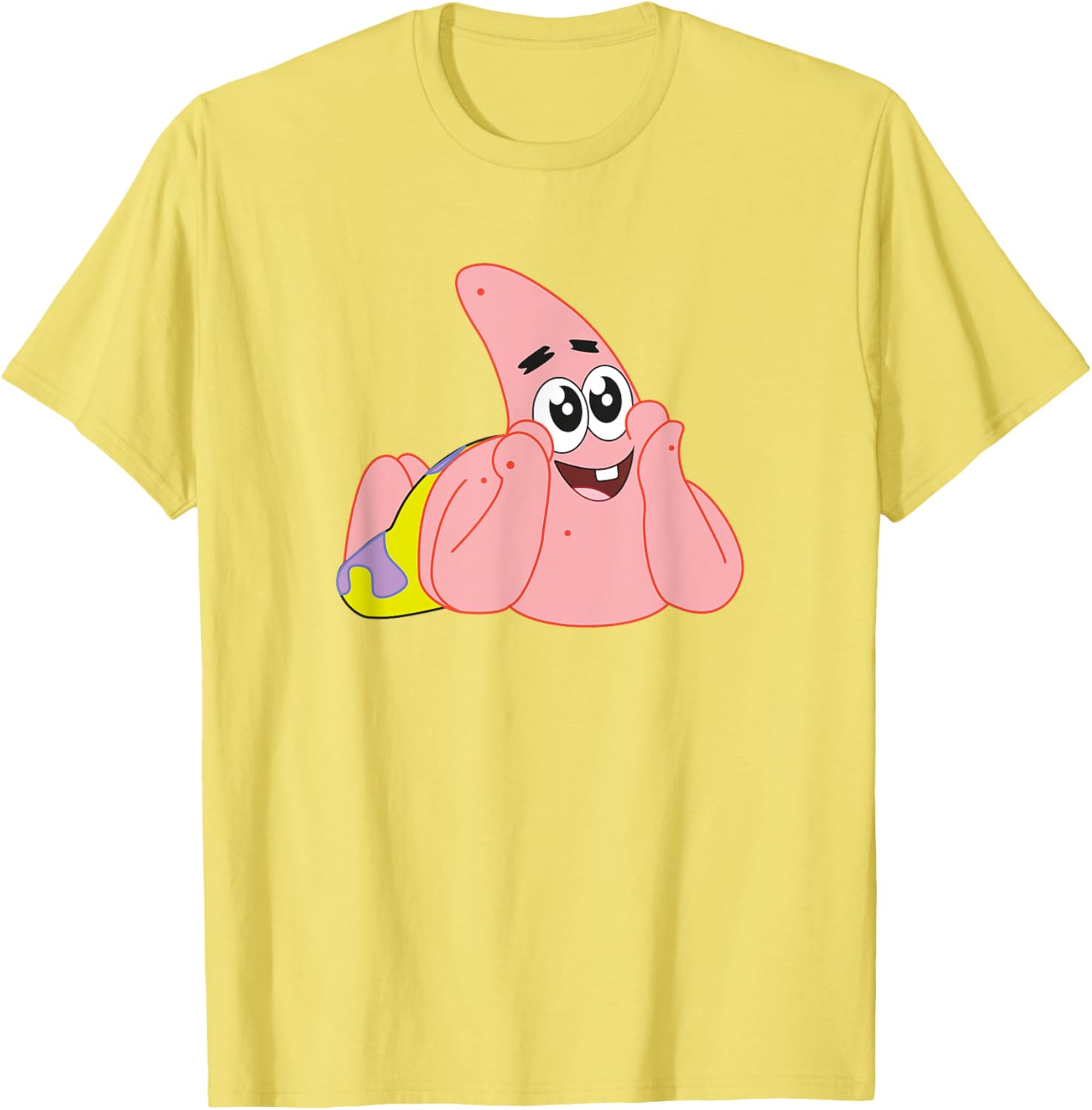 Mademark x SpongeBob Patrick Star Feelin Cute T-Shirt for Fun Style - 19