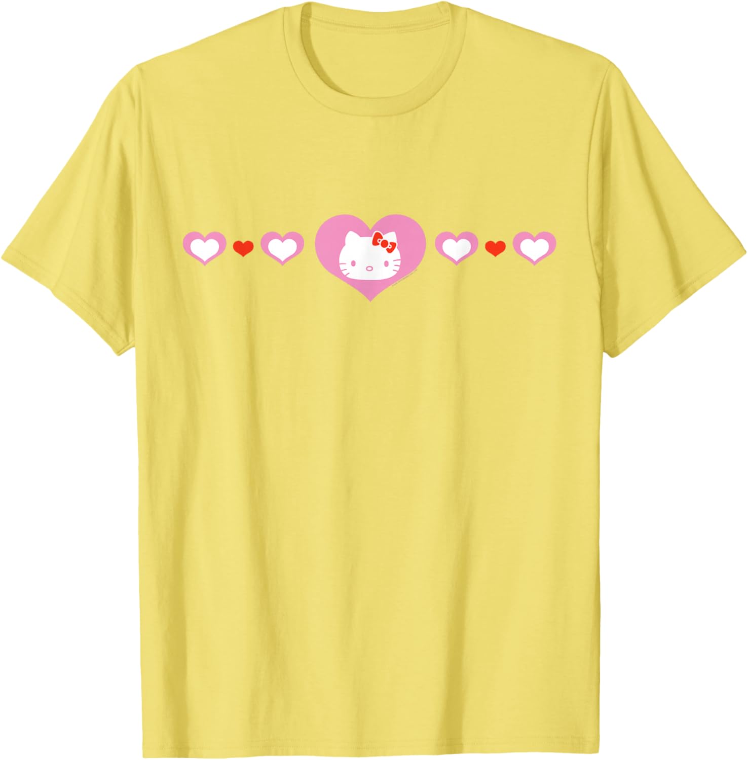 Cute Hello Kitty Hearts T-Shirt for Kids and Adults - Fashionable Apparel - 10