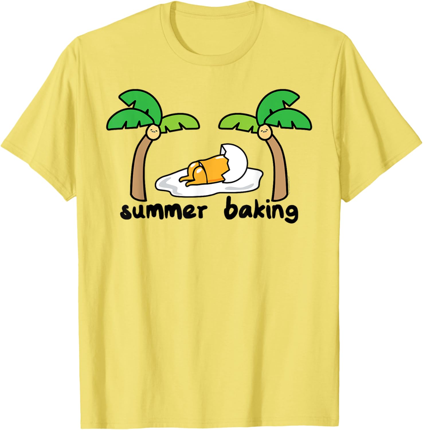 Gudetama Summer T-Shirt for All Ages with Fun Palm Tree Design - 5