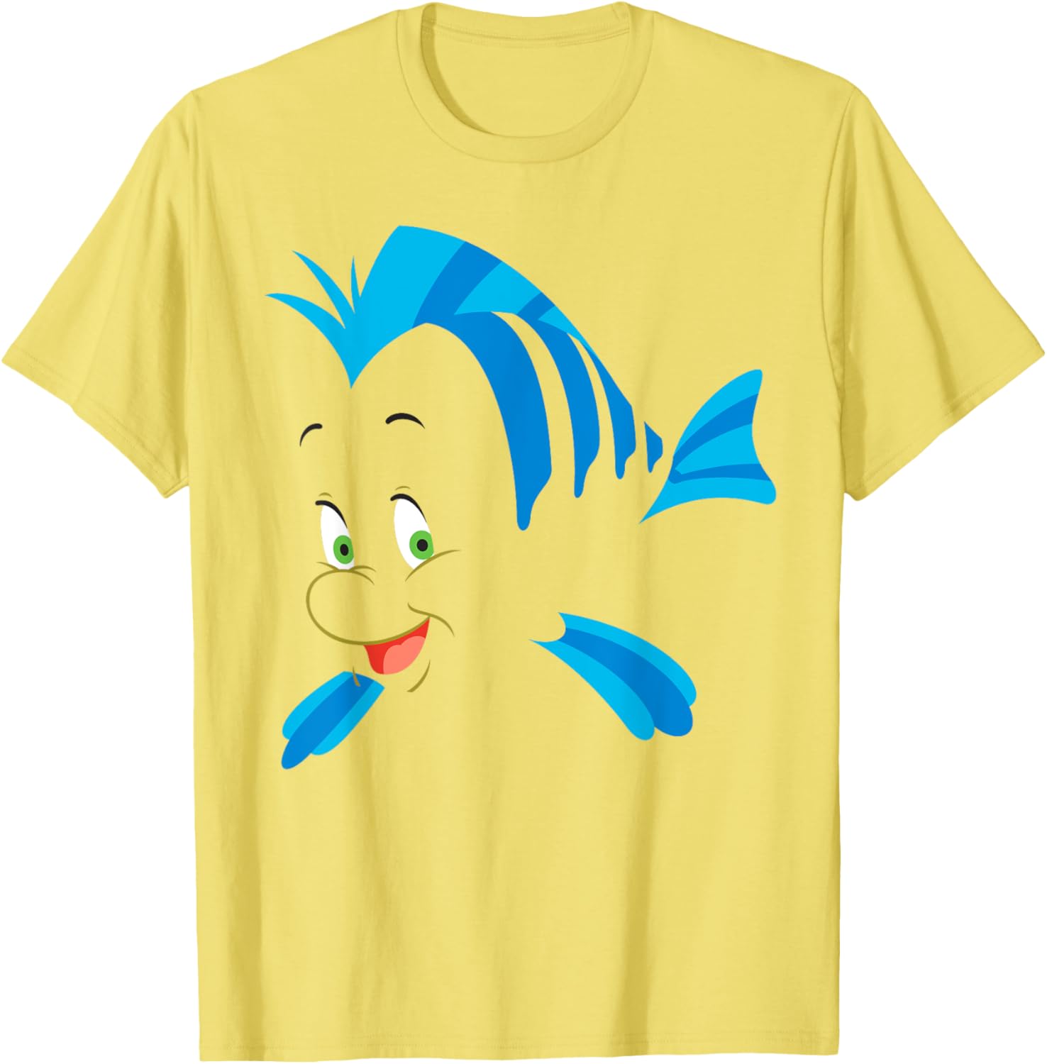 Disney The Little Mermaid Flounder Costume T-Shirt for Kids and Adults - 1