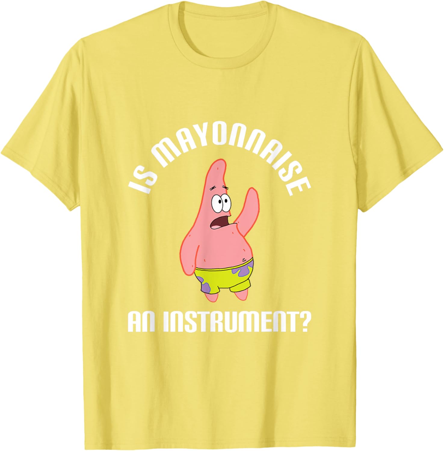 Mademark SpongeBob SquarePants Mayonnaise Instrument T-Shirt for Fans - 9